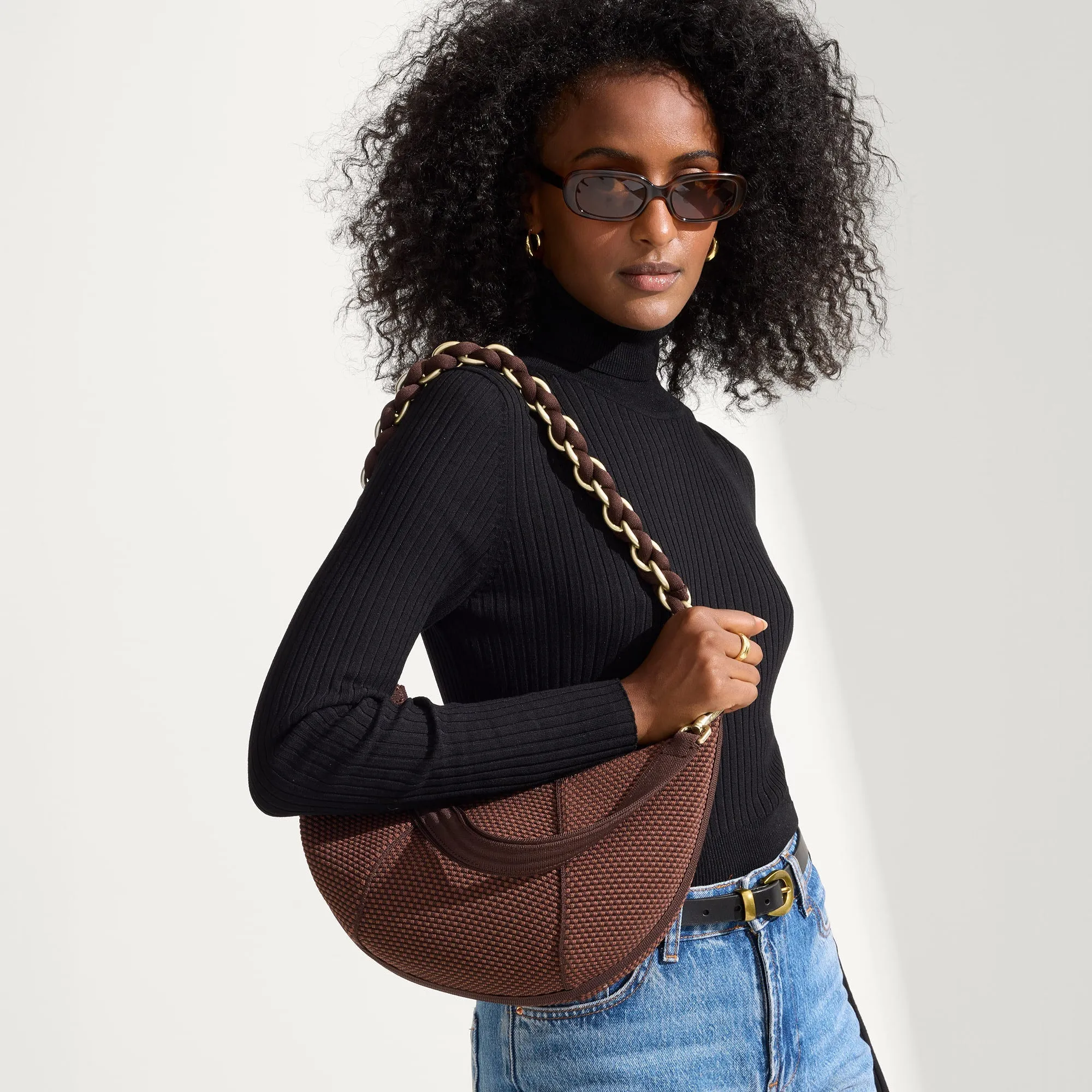 The Shoulder Strap - Chocolate Chain sold by Rothy's product image thumbnail 2