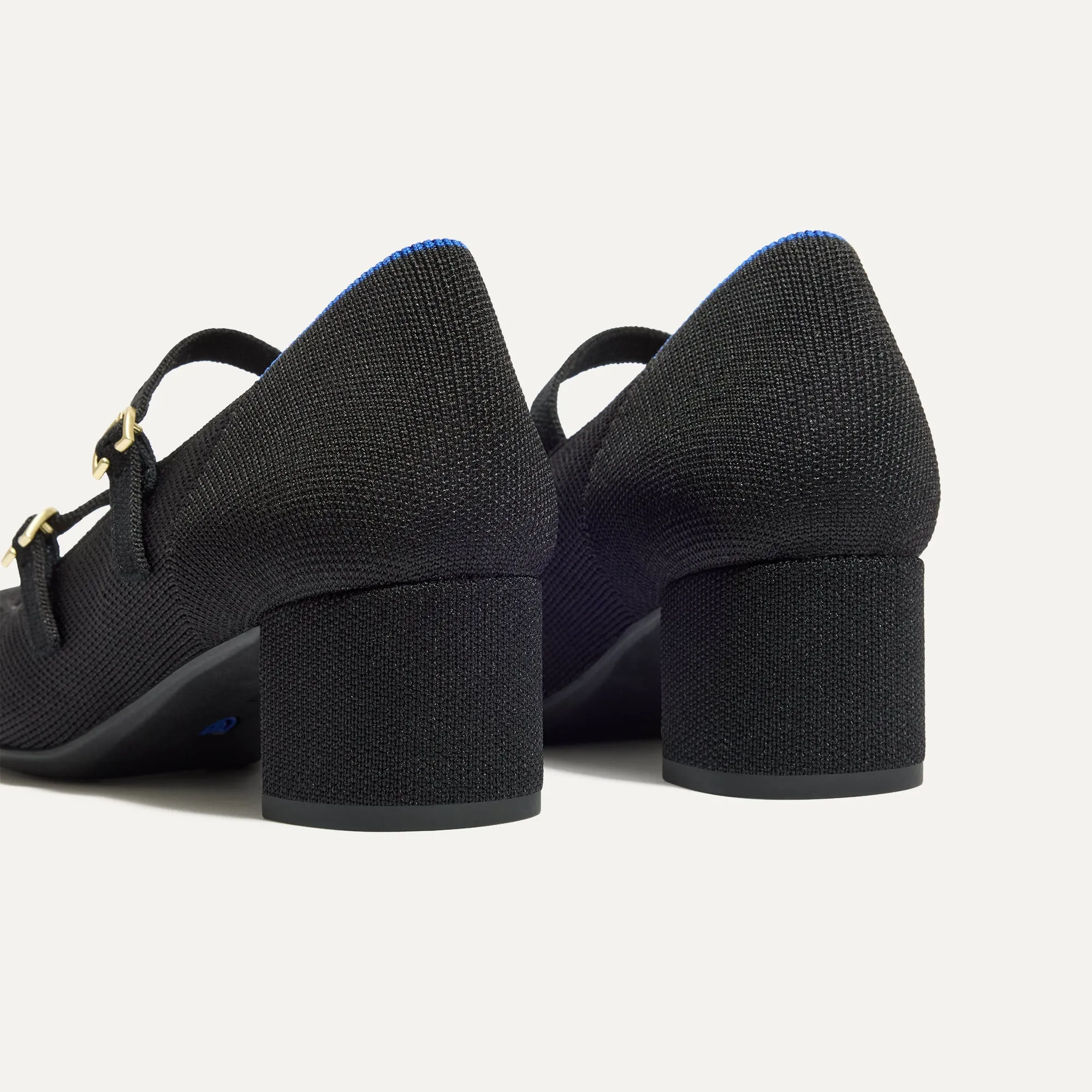 The Double Buckle Mary Jane Heel - Black sold by Rothy's product image thumbnail 5