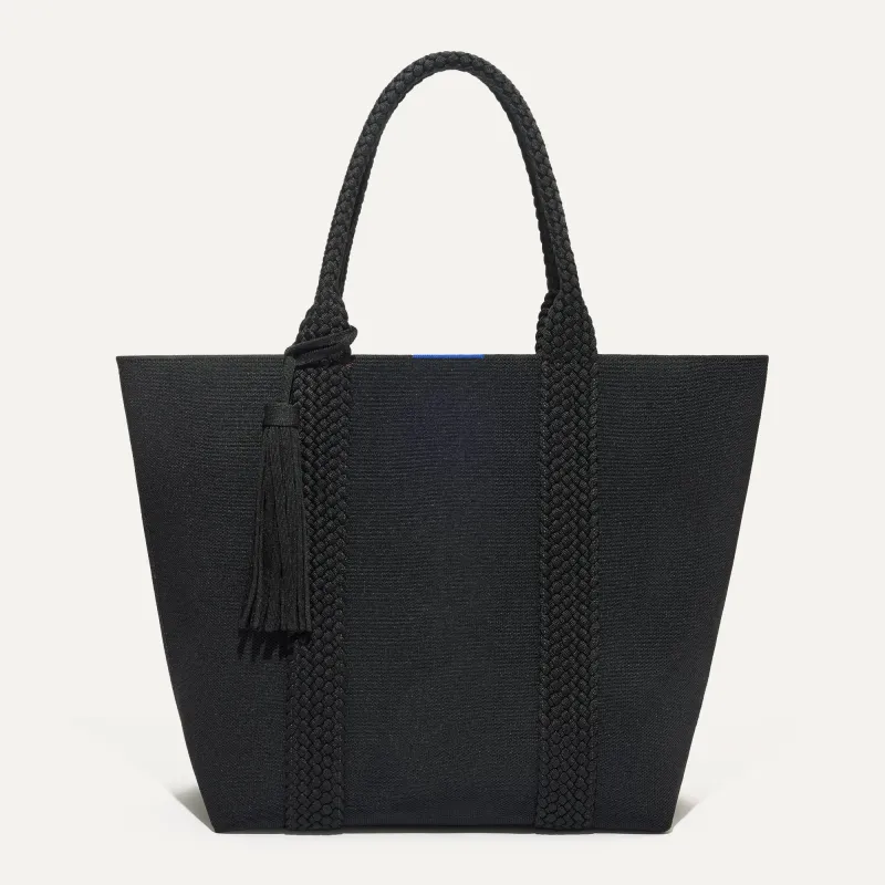 The Lightweight Tote - Black Licorice sold by Rothy's