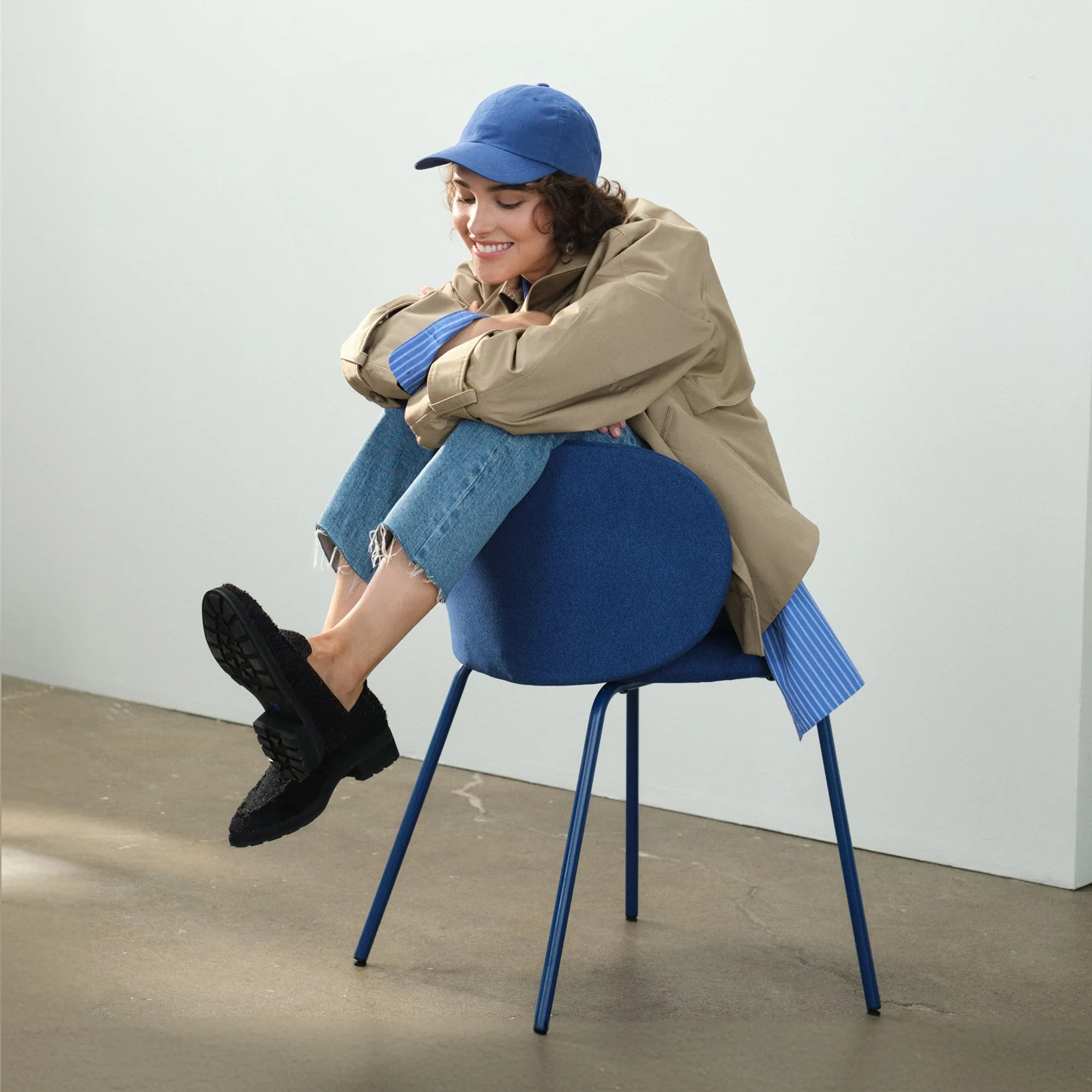 The Lug Loafer - Black Bouclé sold by Rothy's product image thumbnail 3