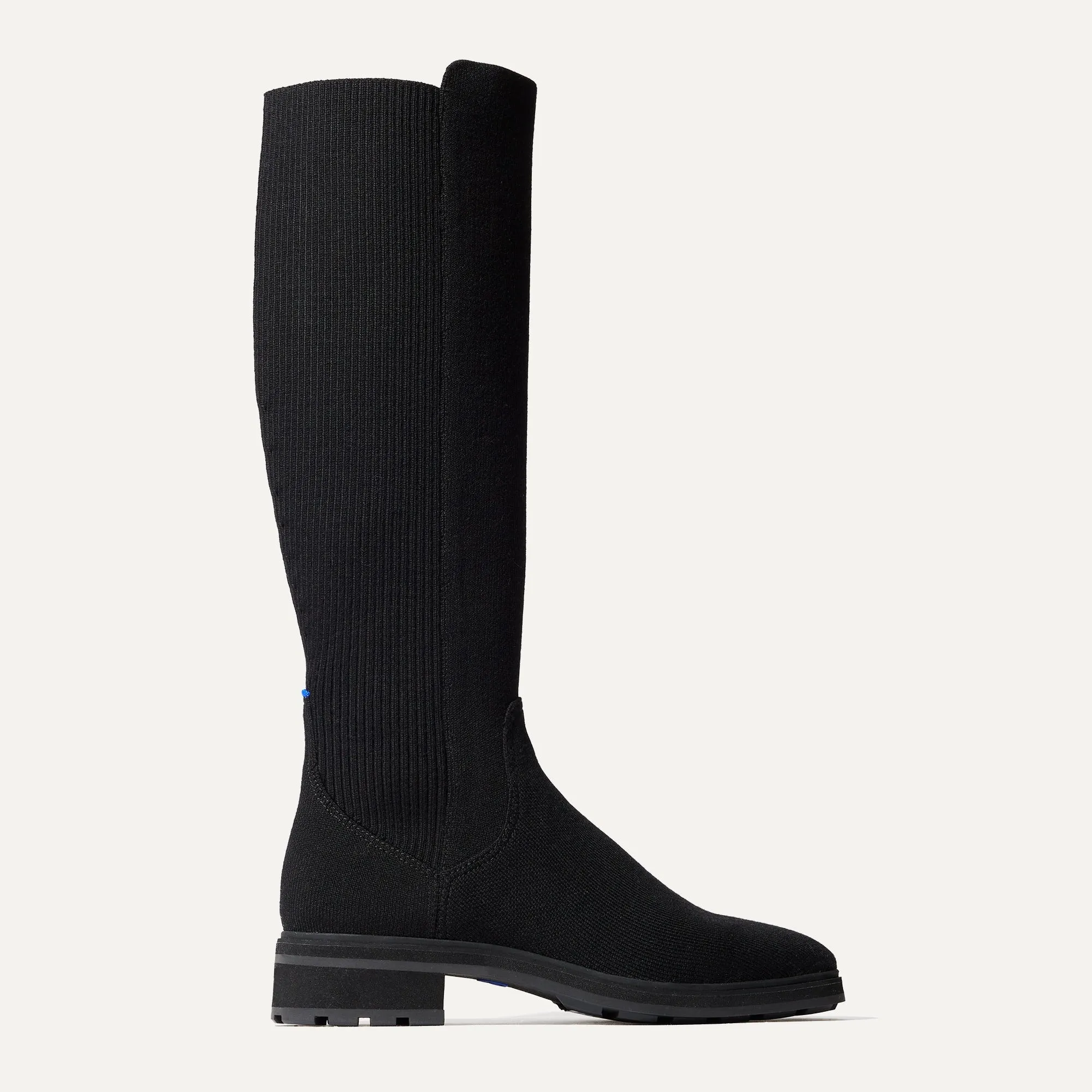 The Tall Lug Boot - Onyx Black sold by Rothy's