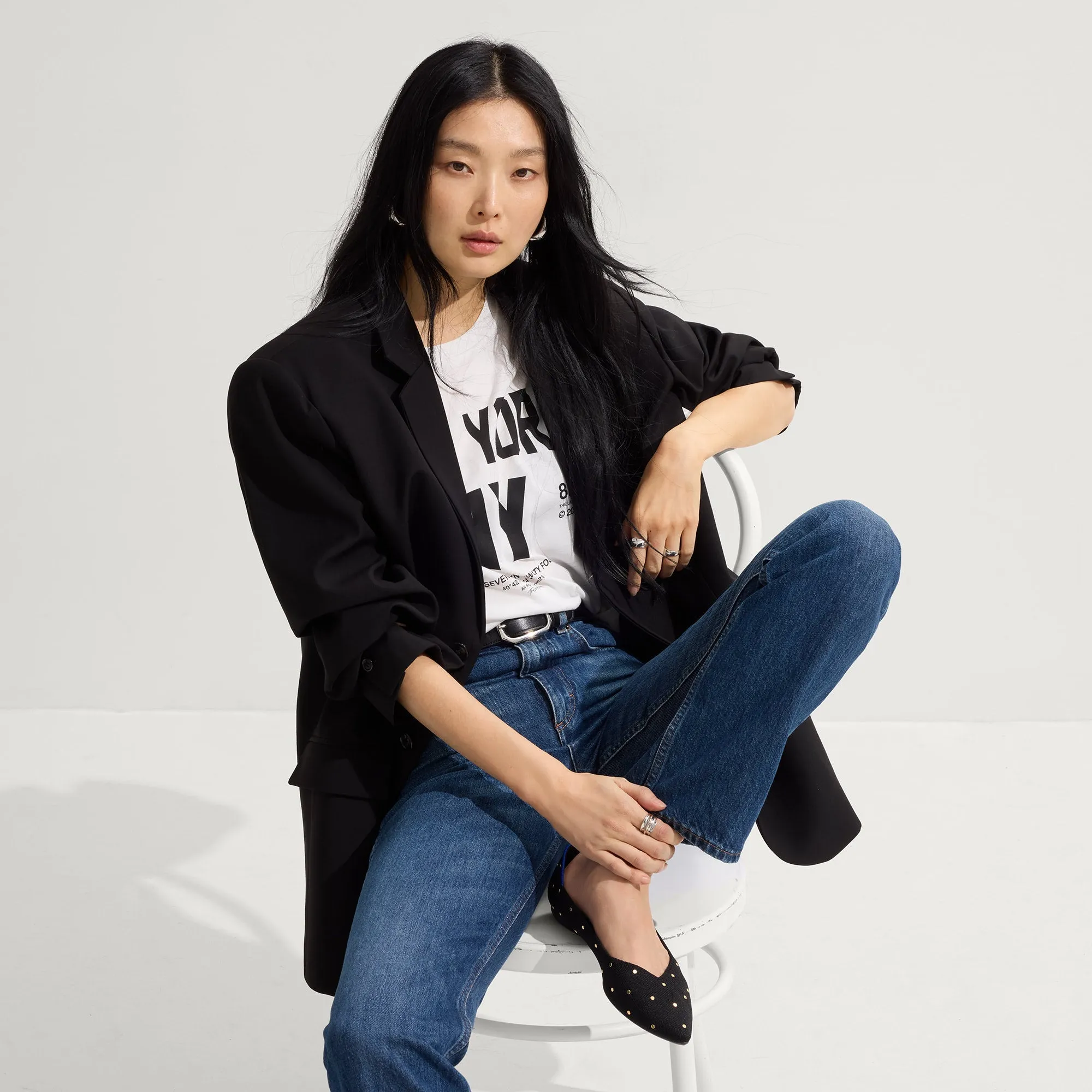 The Point II - Studded Black sold by Rothy's product image thumbnail 4