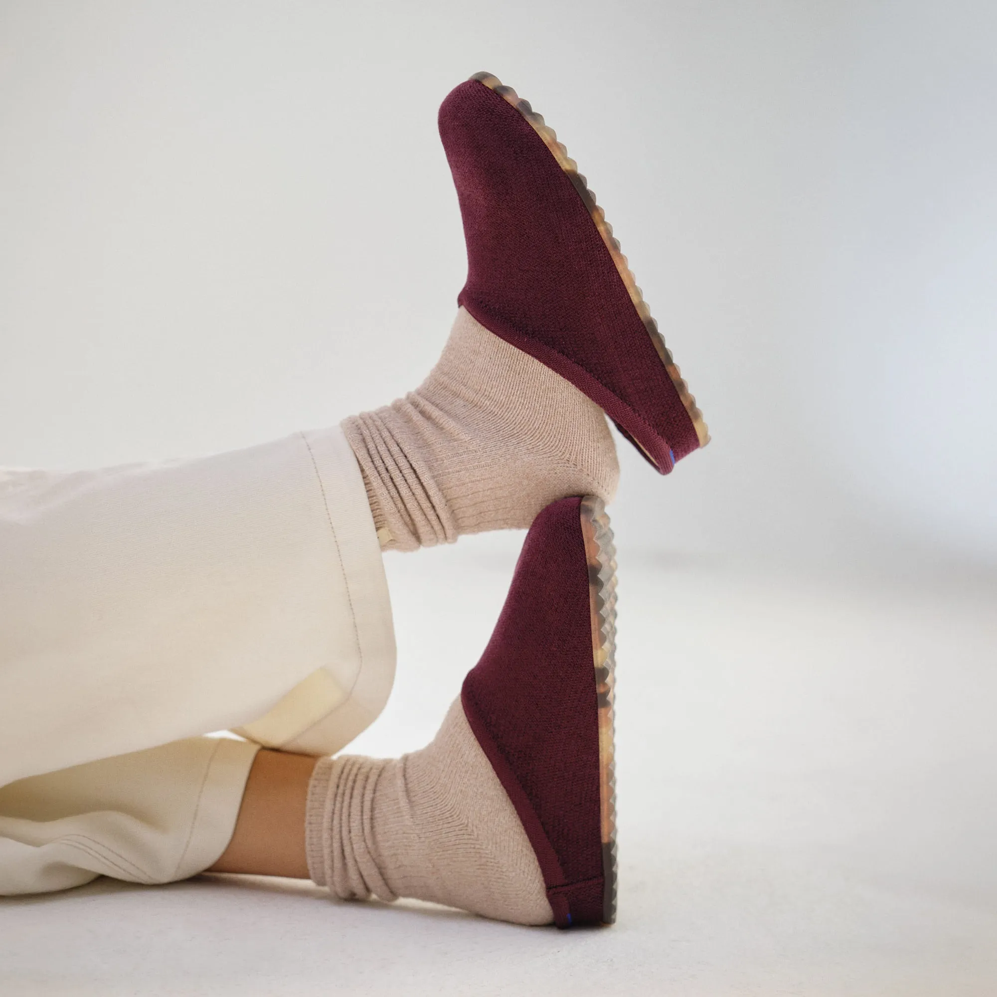 The ReVelvet™ Casual Clog - ReVelvet™ Syrah sold by Rothy's product image thumbnail 3