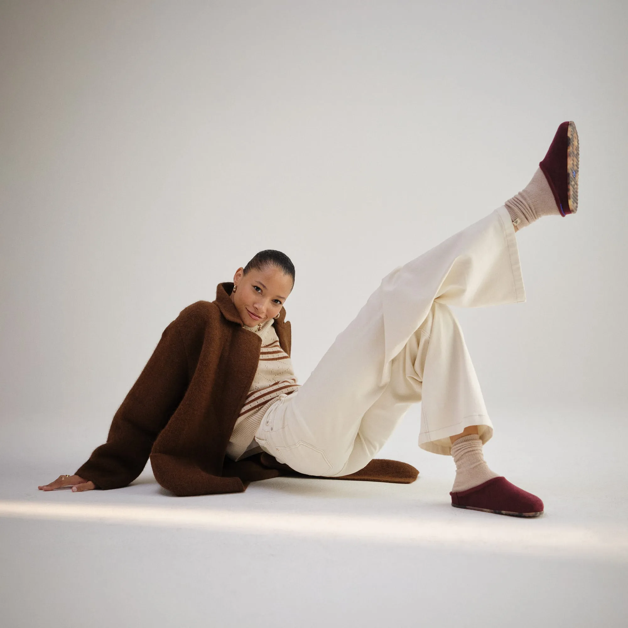 The ReVelvet™ Casual Clog - ReVelvet™ Syrah sold by Rothy's product image thumbnail 4