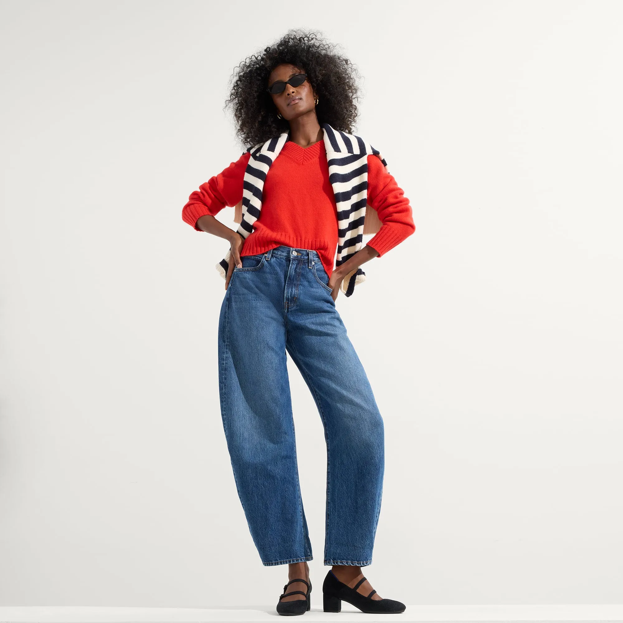 The ReVelvet™ Double Buckle Mary Jane Heel - ReVelvet™ Black sold by Rothy's product image thumbnail 3