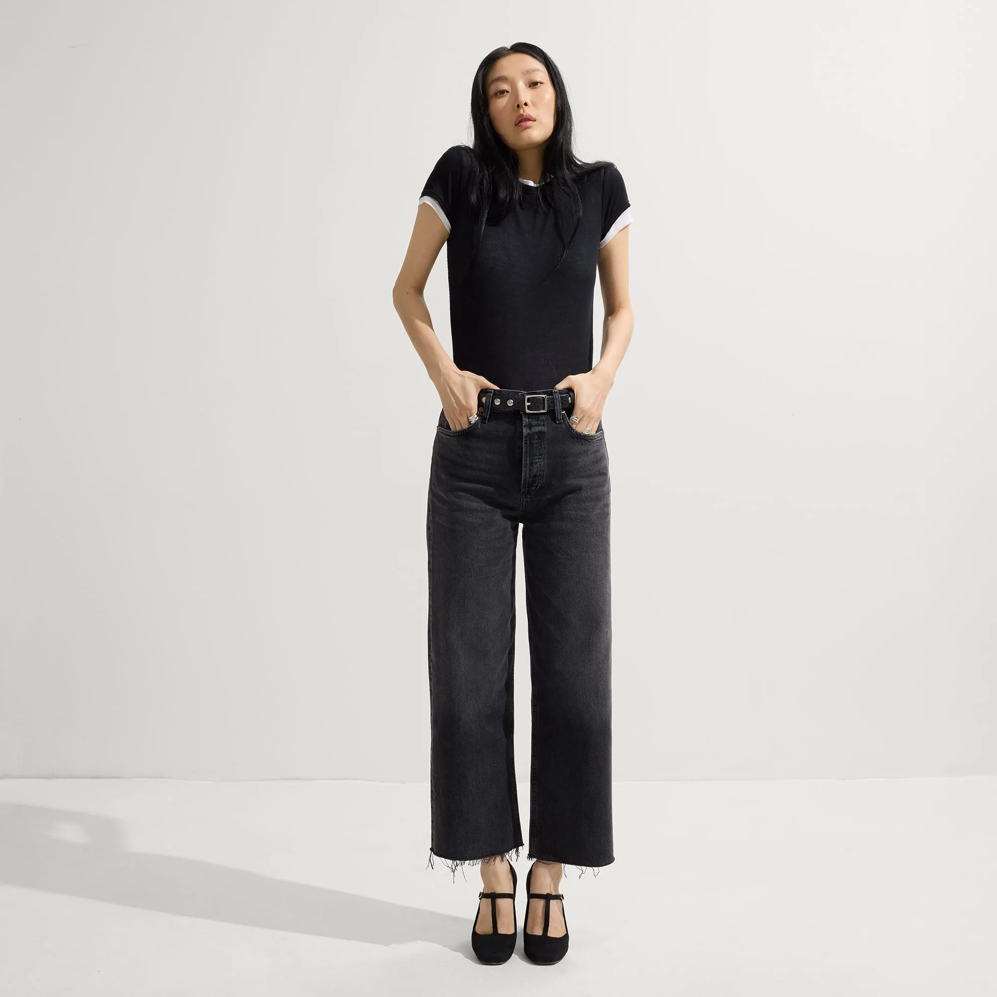 The T–Strap Mary Jane - Black sold by Rothy's product image thumbnail 3