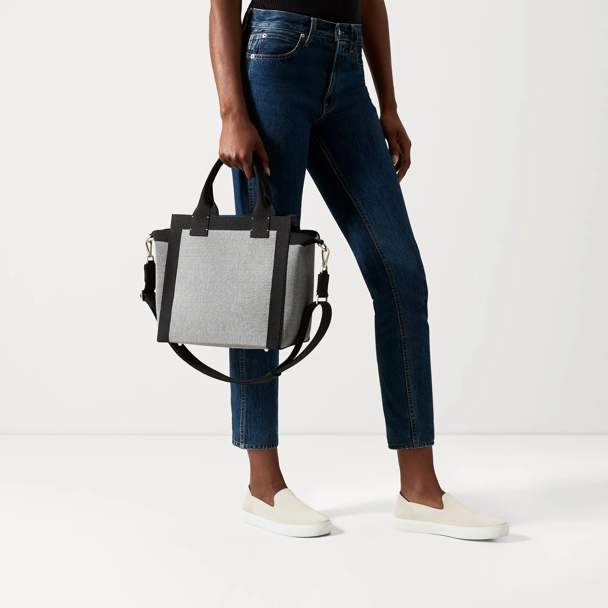 The Handbag - Grey Mist sold by Rothy's product image thumbnail 4