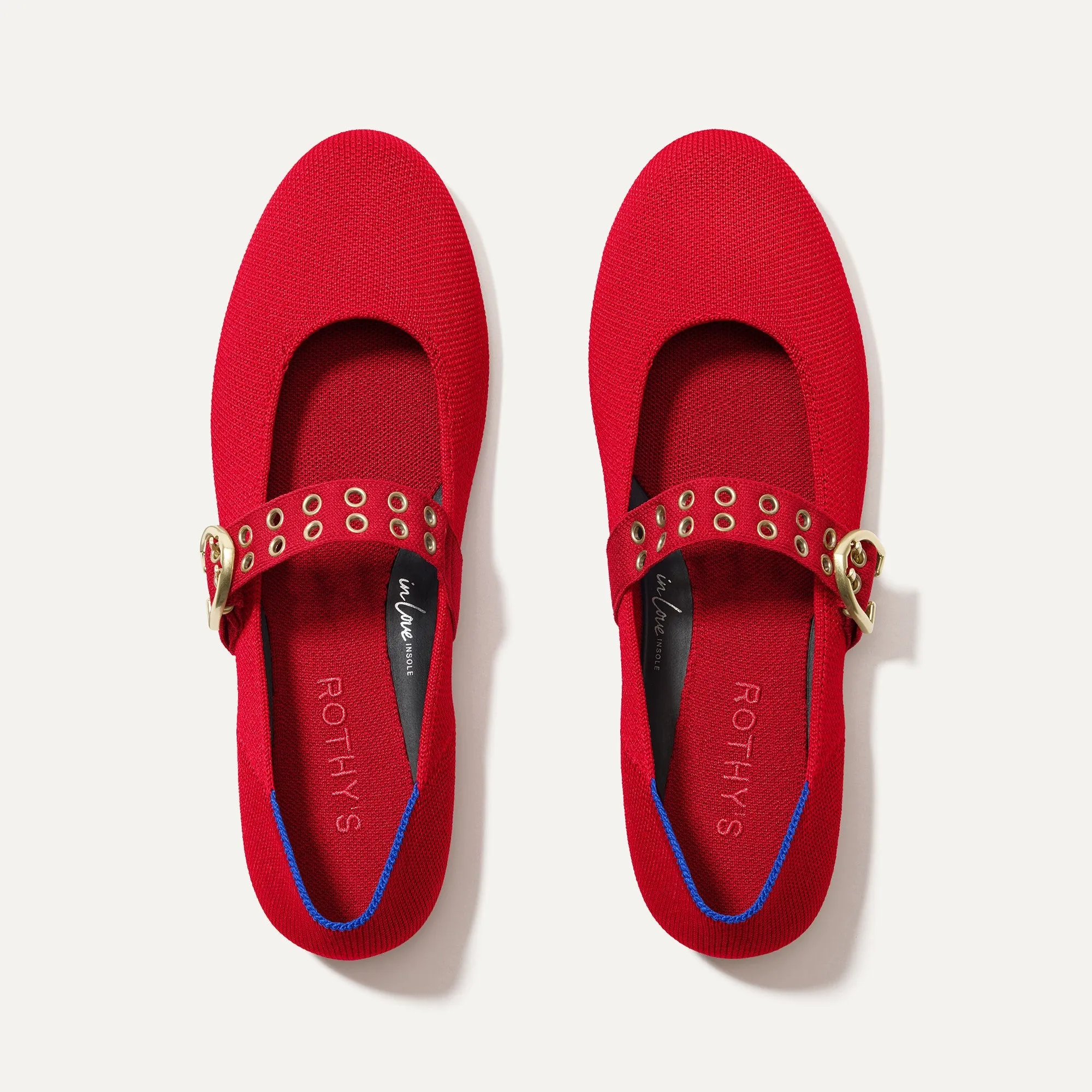 The Ballet Mary Jane - Cherry sold by Rothy's