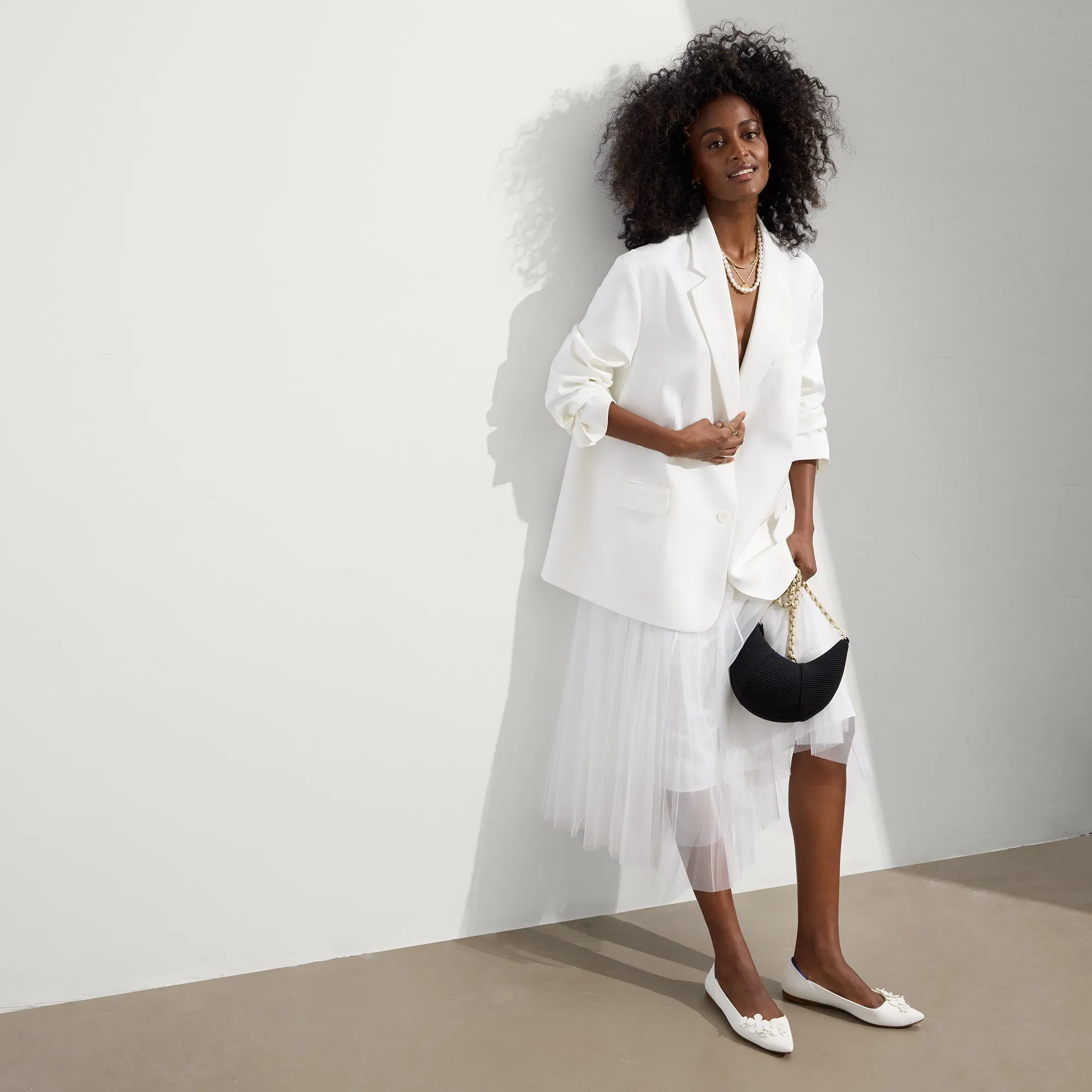 The Petal Point II - White sold by Rothy's product image thumbnail 4