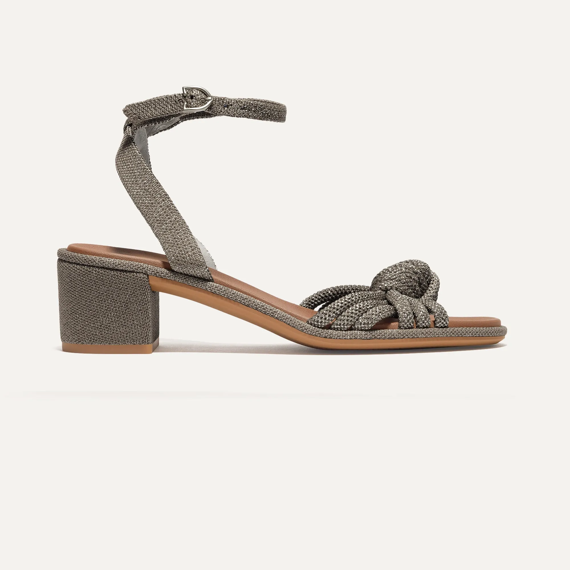 The Knot Sandal - Silver Sand sold by Rothy's product image thumbnail 5