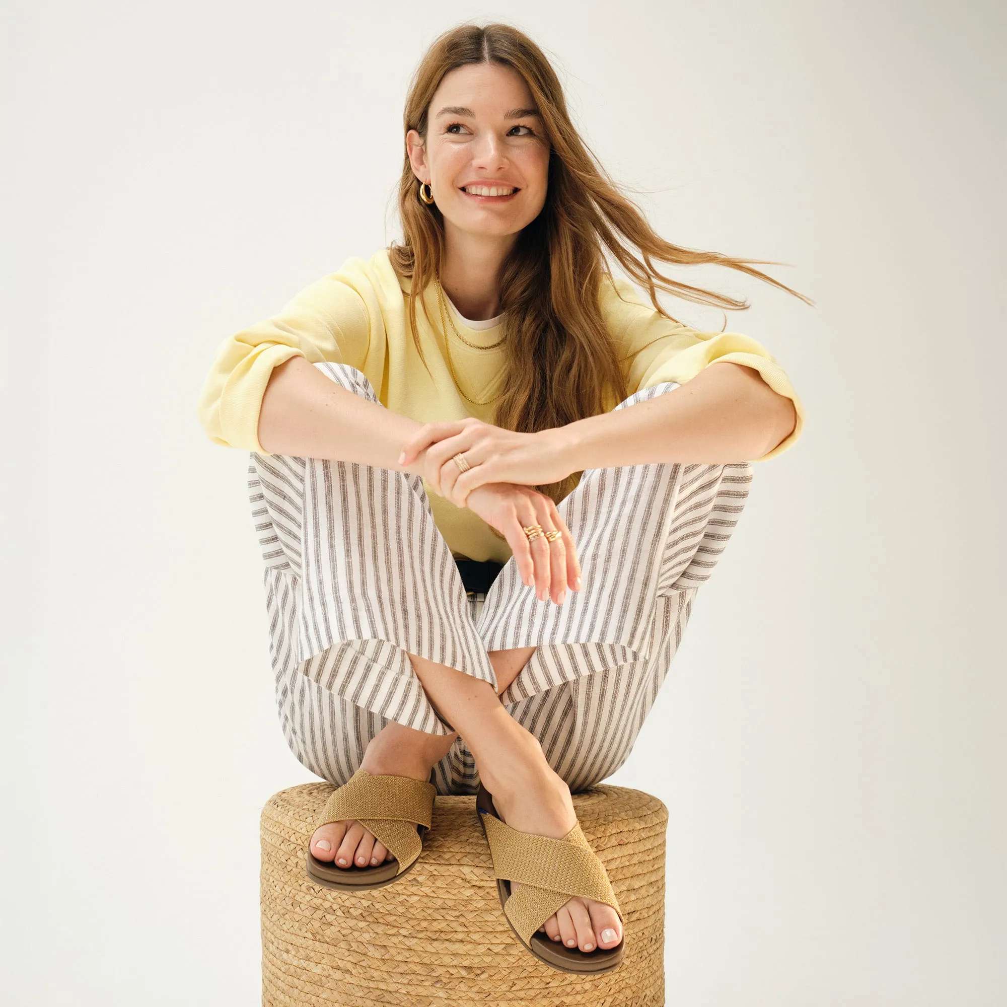 The Weekend Slide - Golden Sun sold by Rothy's product image thumbnail 3