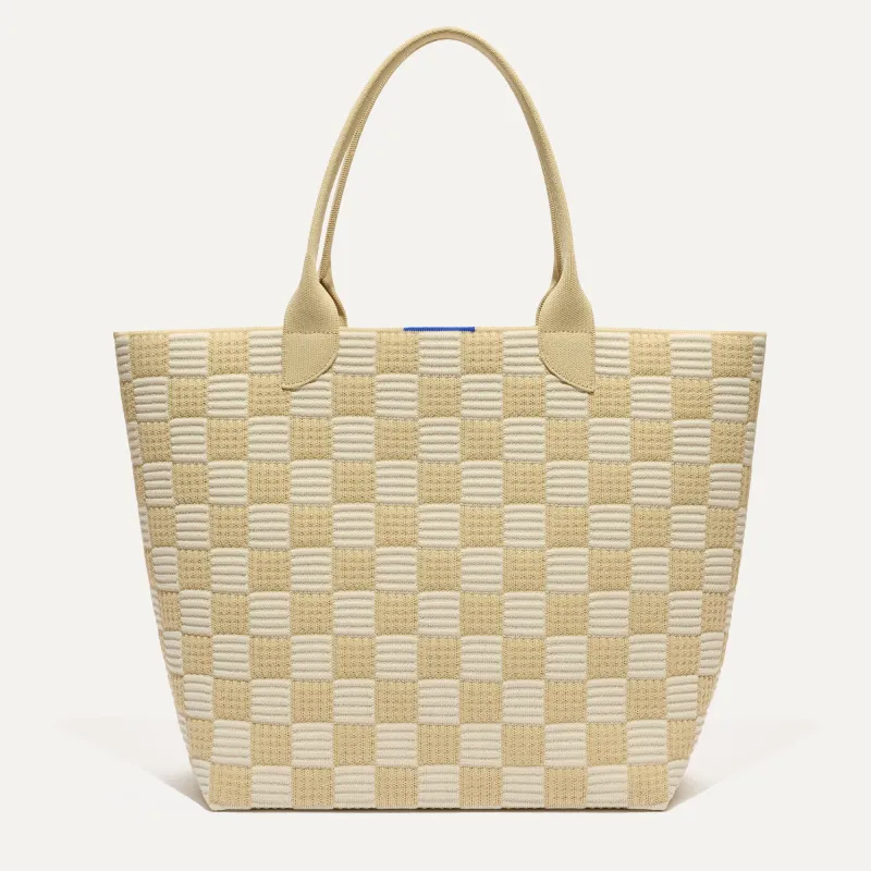 The Lightweight Tote - Checker Sand sold by Rothy's