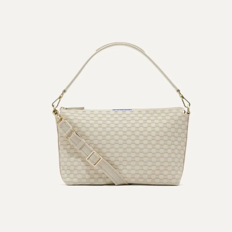 The Daily Crossbody - White Sand made by Rothy's
