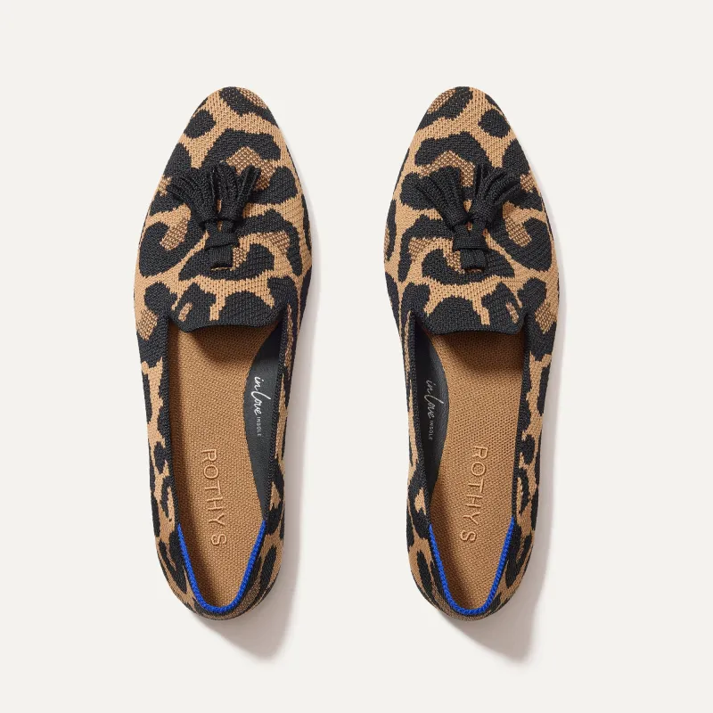 The Almond Tassel Loafer sold by Rothy's