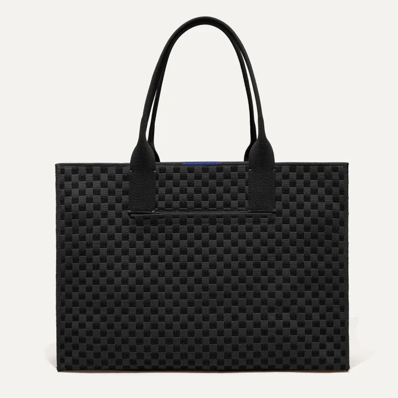 The Classic Tote - Black Sand sold by Rothy's