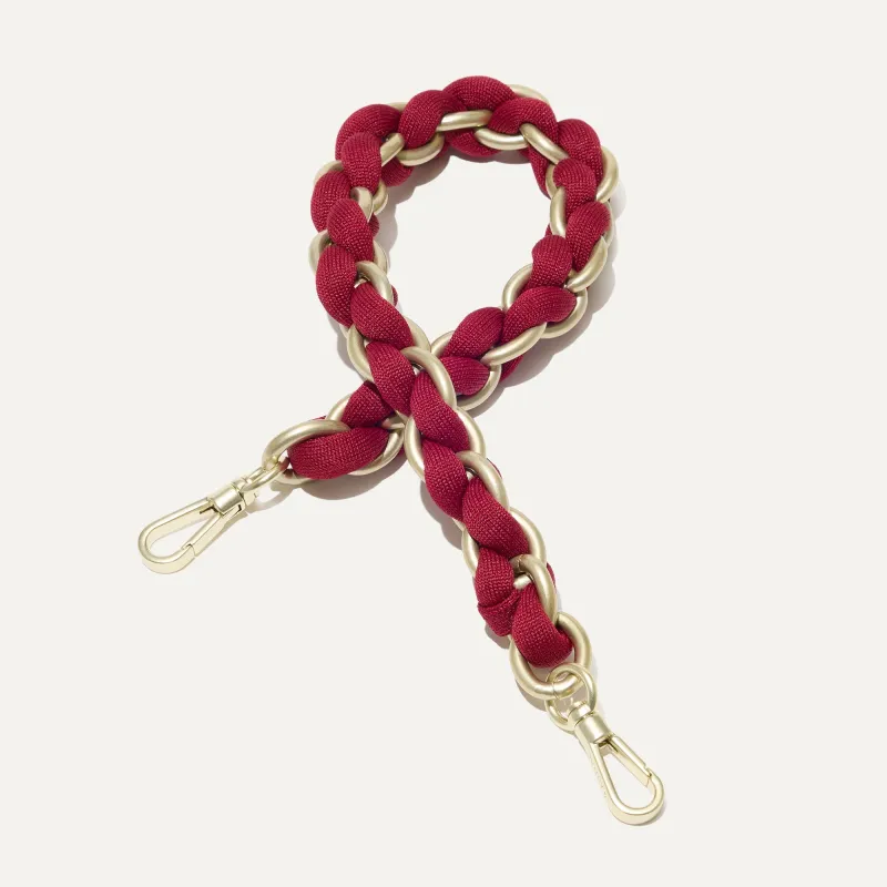 The Shoulder Strap - Cranberry Chain made by Rothy's