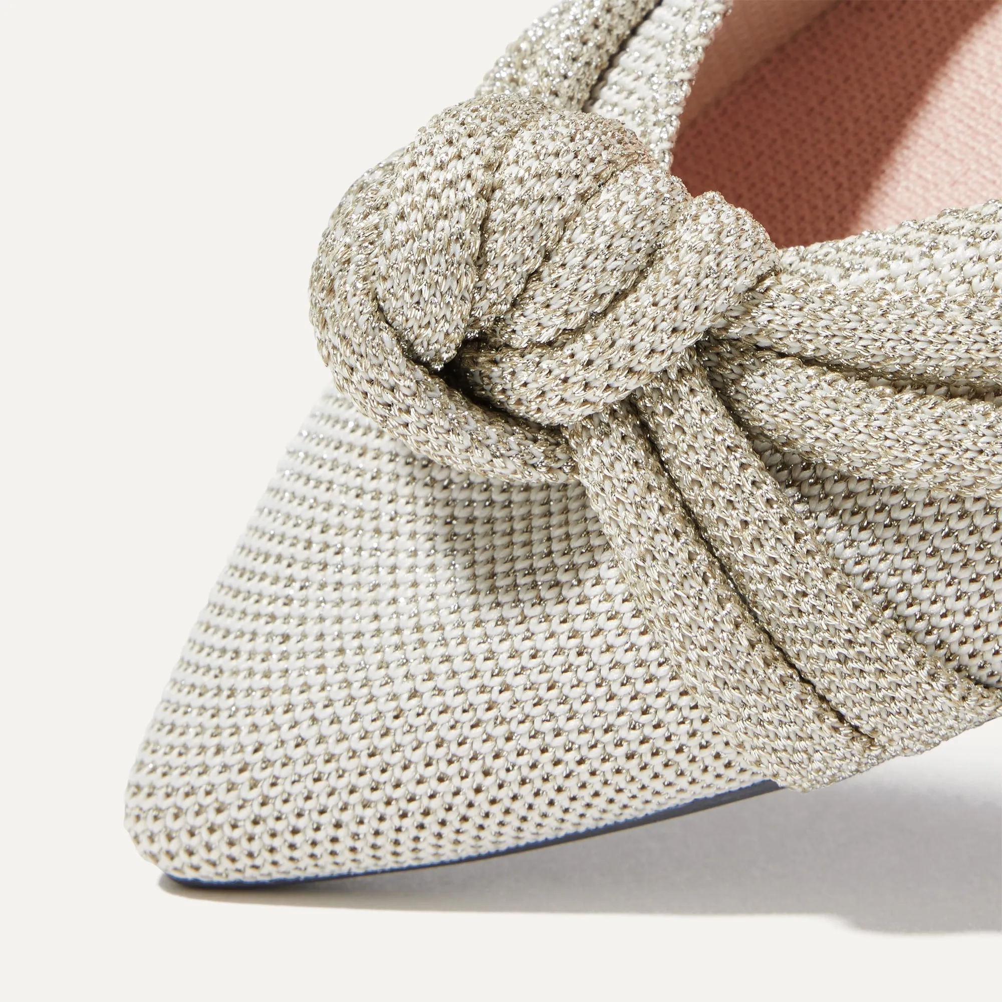 The Knot Point II - Diamond Metallic sold by Rothy's product image thumbnail 2