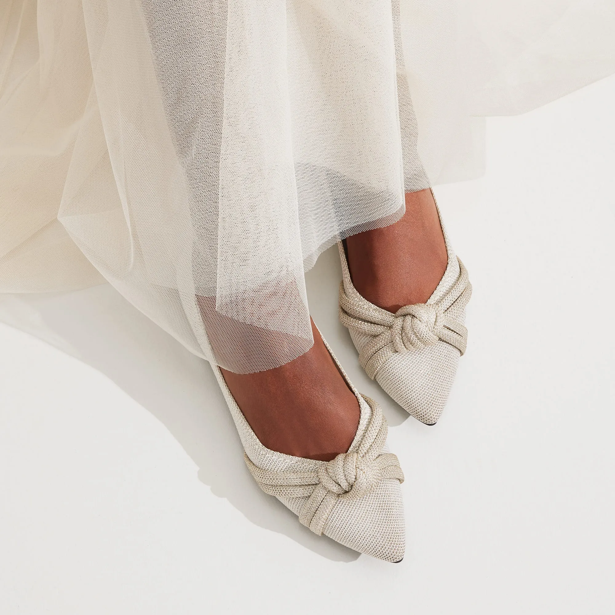 The Knot Point II - Diamond Metallic sold by Rothy's product image thumbnail 3