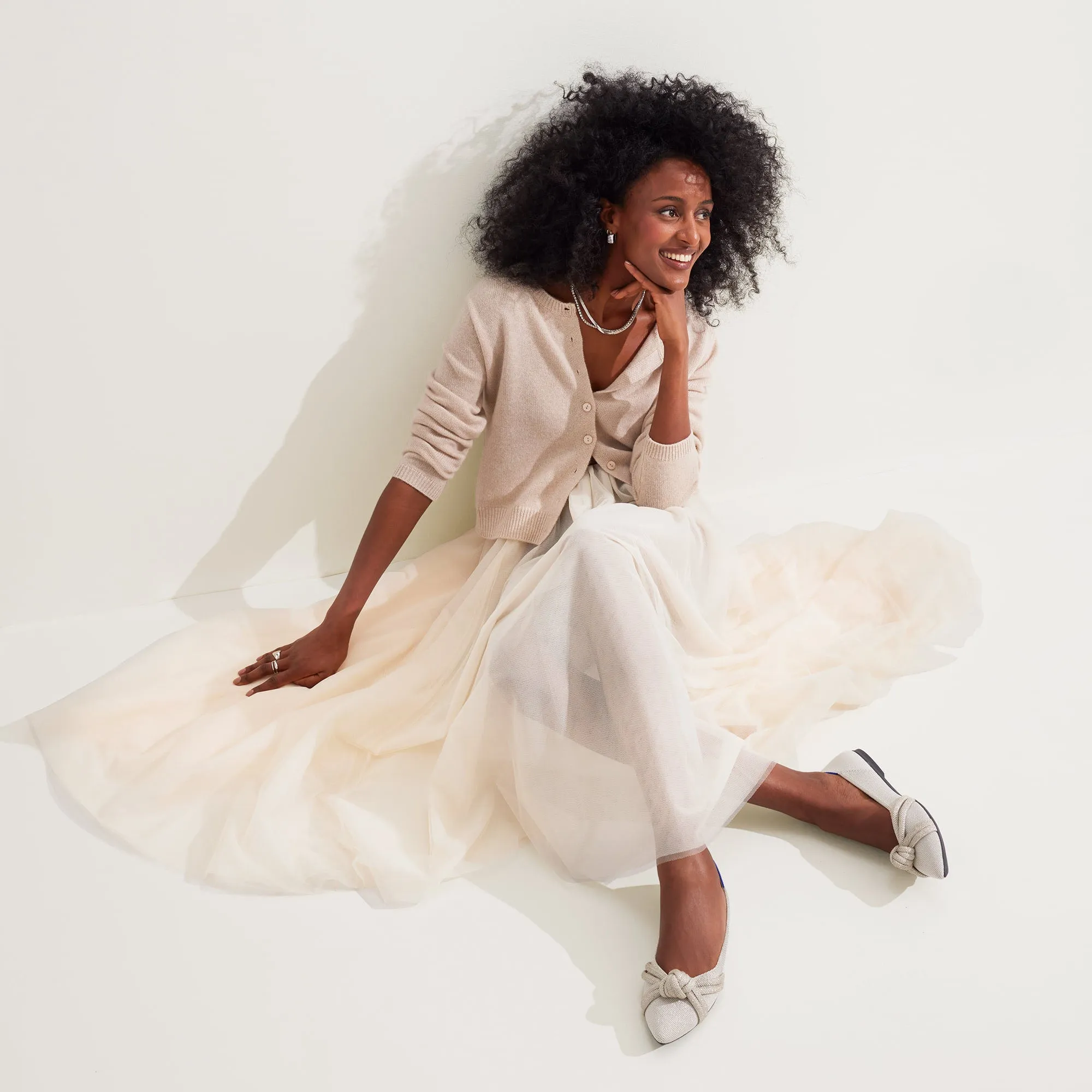 The Knot Point II - Diamond Metallic sold by Rothy's product image thumbnail 4