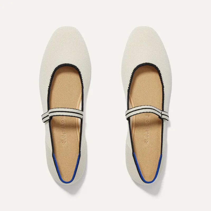 The Square Mary Jane - Gardenia made by Rothy's