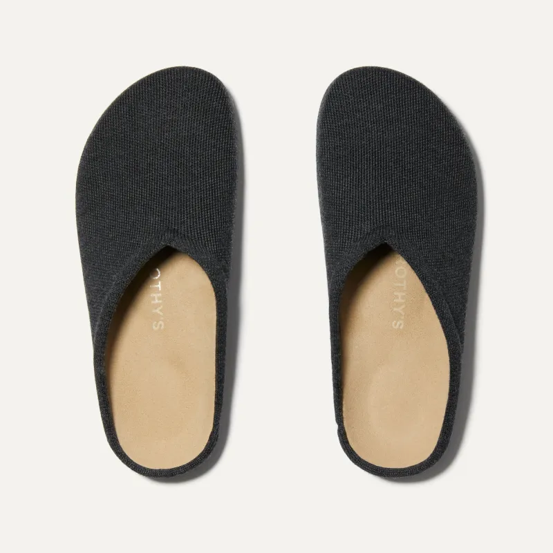 The Casual Clog - Soft Black sold by Rothy's