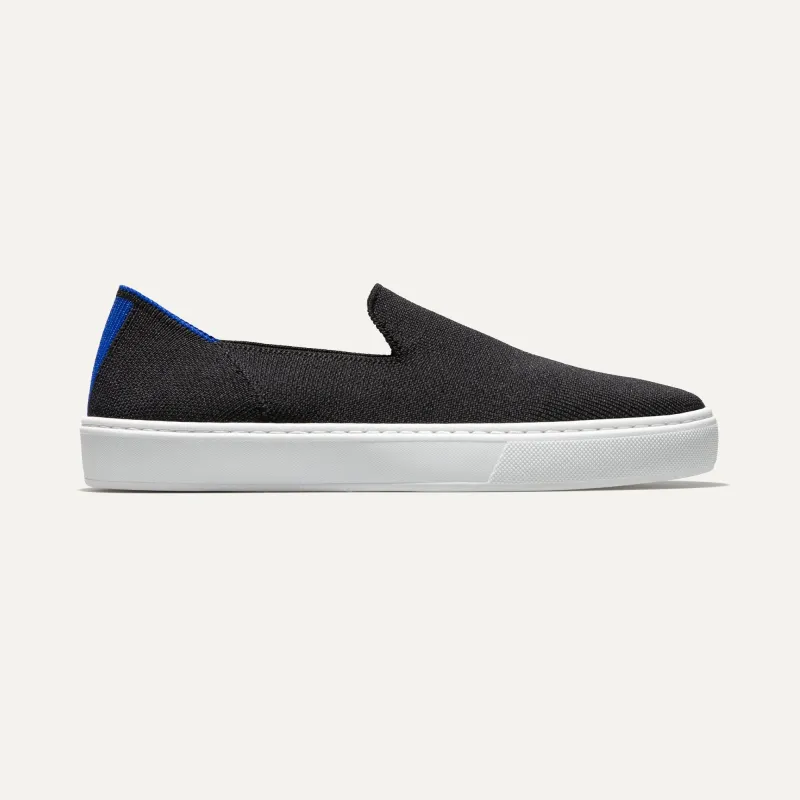 The Original Slip On Sneaker - Black Solid made by Rothy's