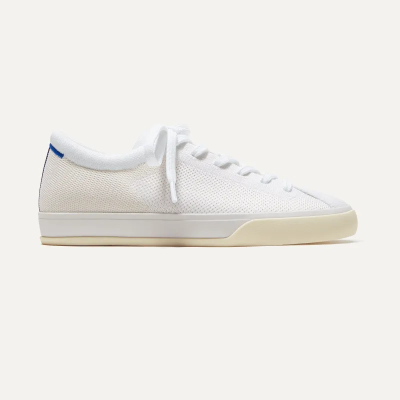 The Lace Up Sneaker - Bright White sold by Rothy's