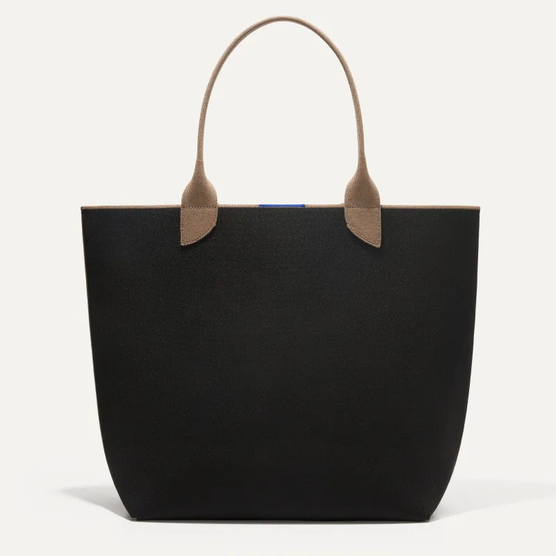 The Lightweight Tote - Black Portobello sold by Rothy's
