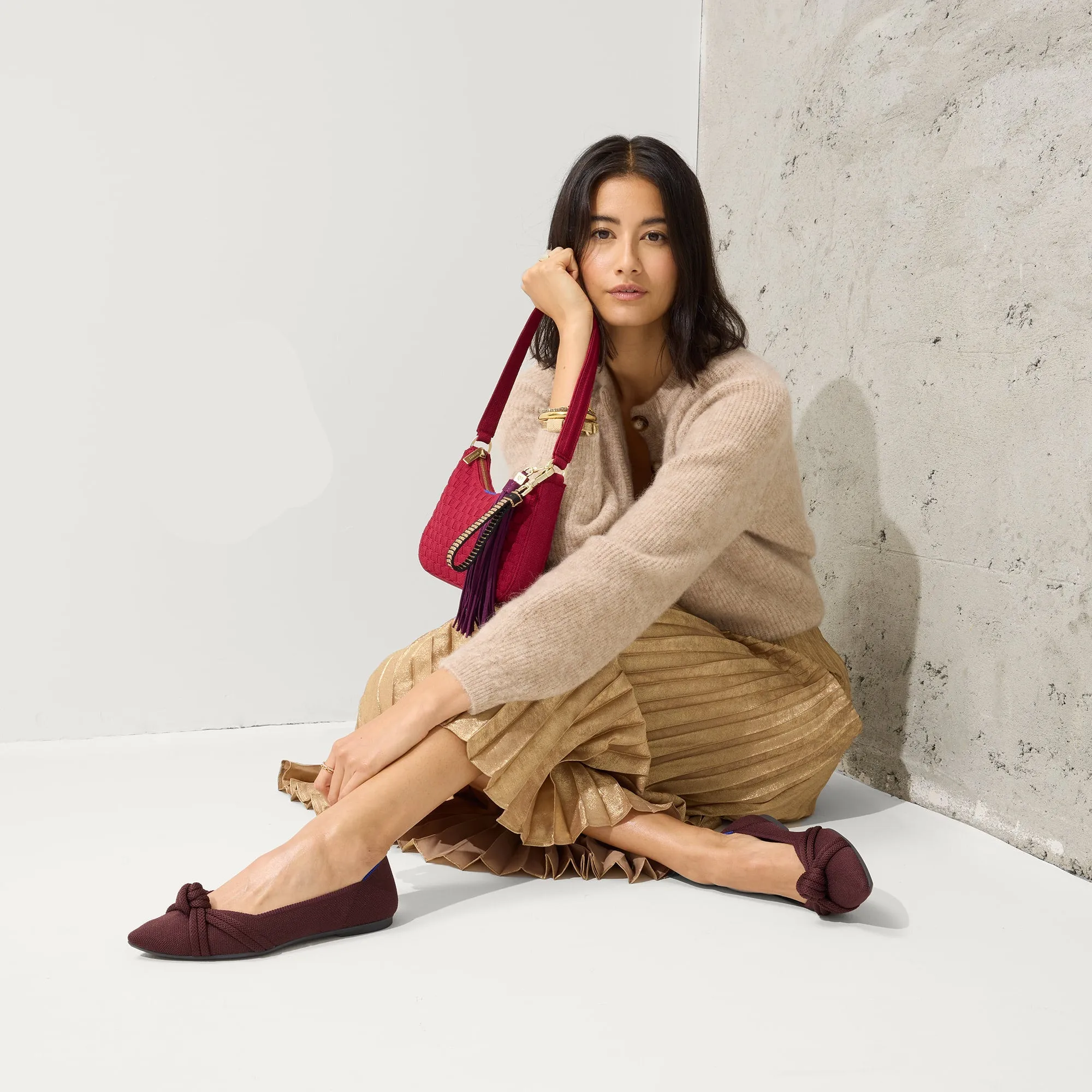 The Tassel Clip - Plum sold by Rothy's product image thumbnail 3