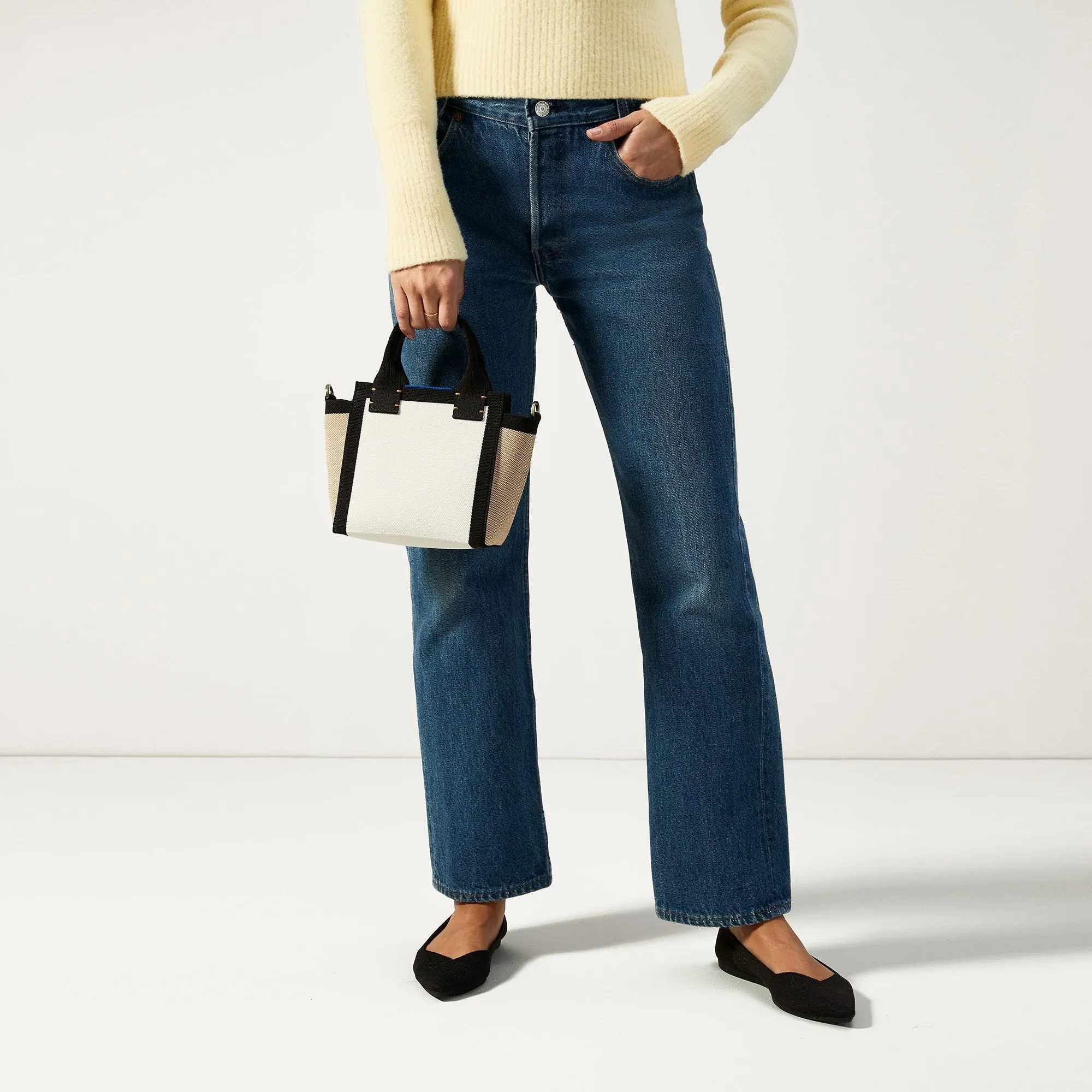 The Mini Handbag - Piano Keys sold by Rothy's product image thumbnail 4