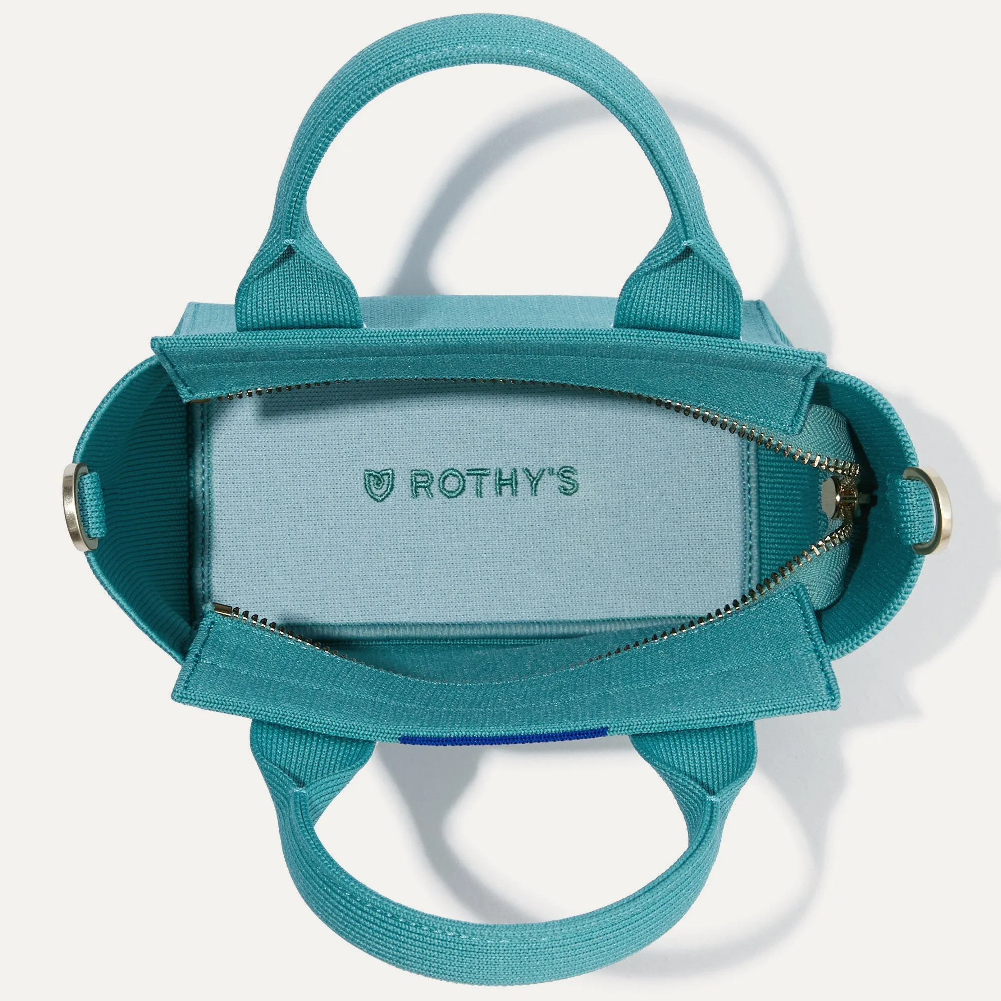 The Mini Handbag - Juniper Green sold by Rothy's product image thumbnail 5