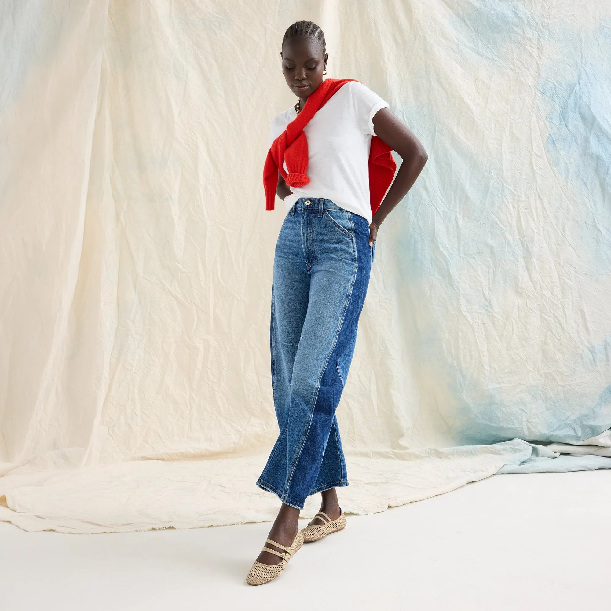 The Double Buckle Mary Jane - Dune Mesh sold by Rothy's product image thumbnail 4