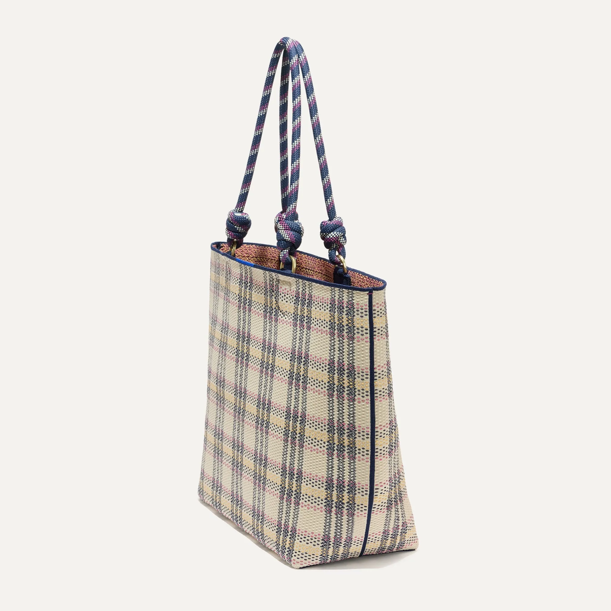 The Lightweight Tote - Spring Plaid sold by Rothy's product image thumbnail 5