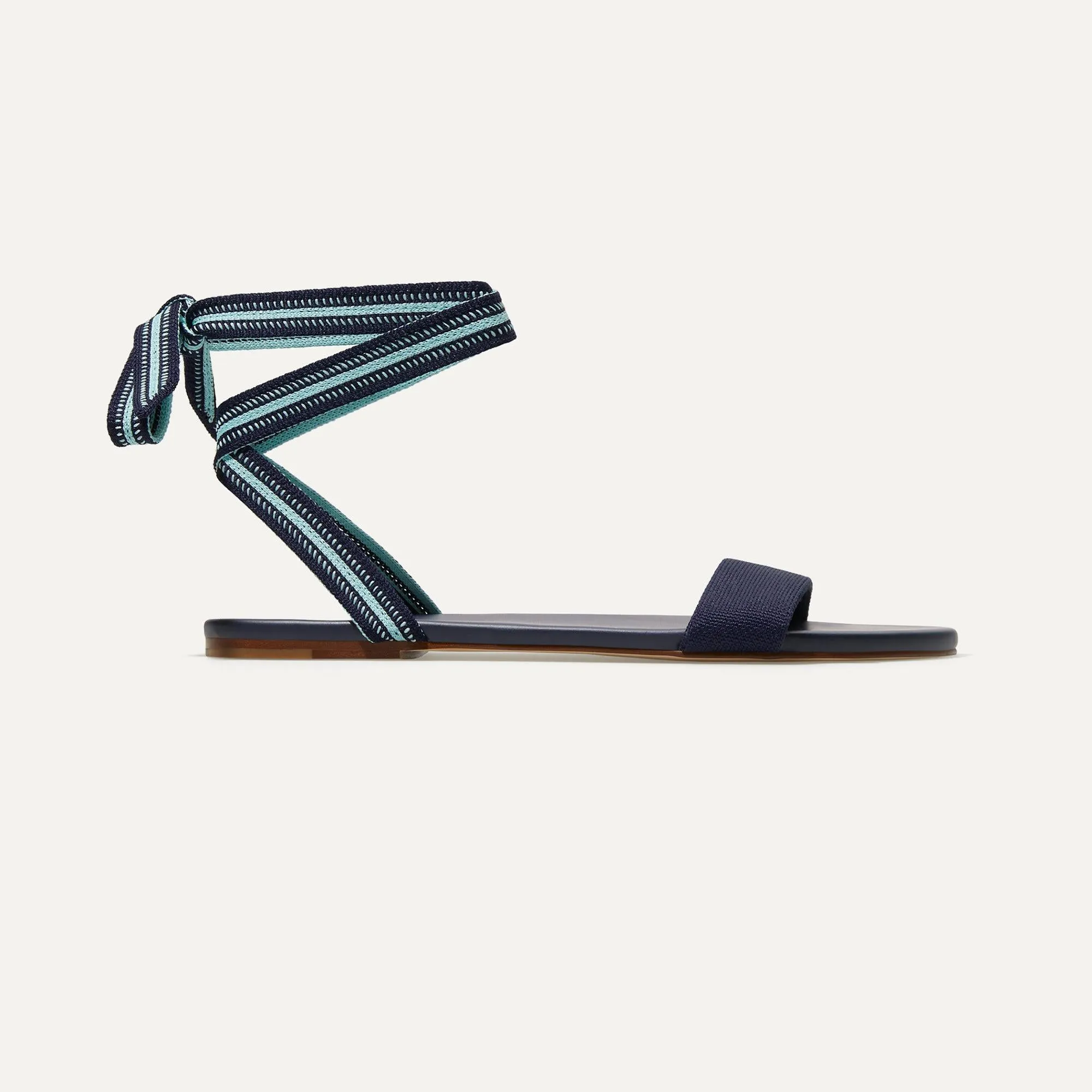 The Wrap Sandal - Surf Blue sold by Rothy's product image thumbnail 4