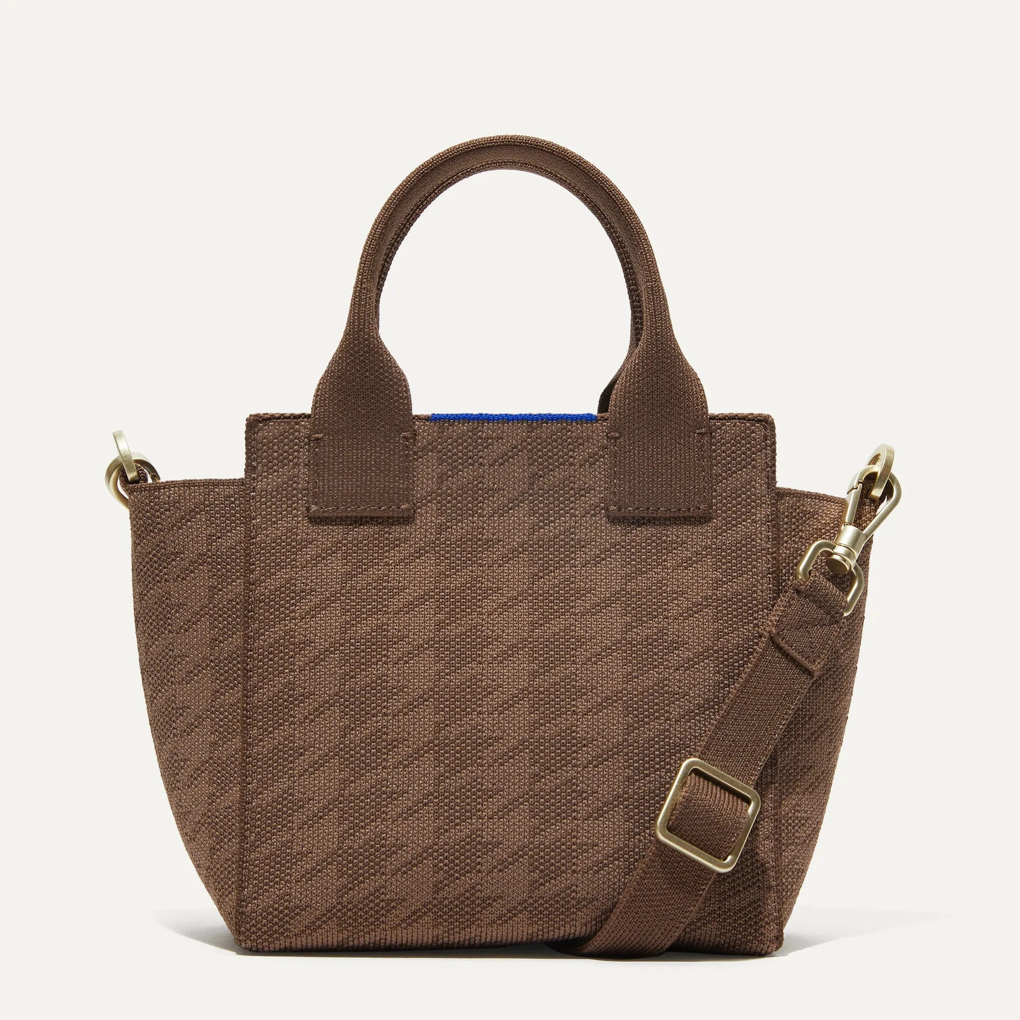 The Mini Handbag - Cocoa Houndstooth sold by Rothy's product image thumbnail 2