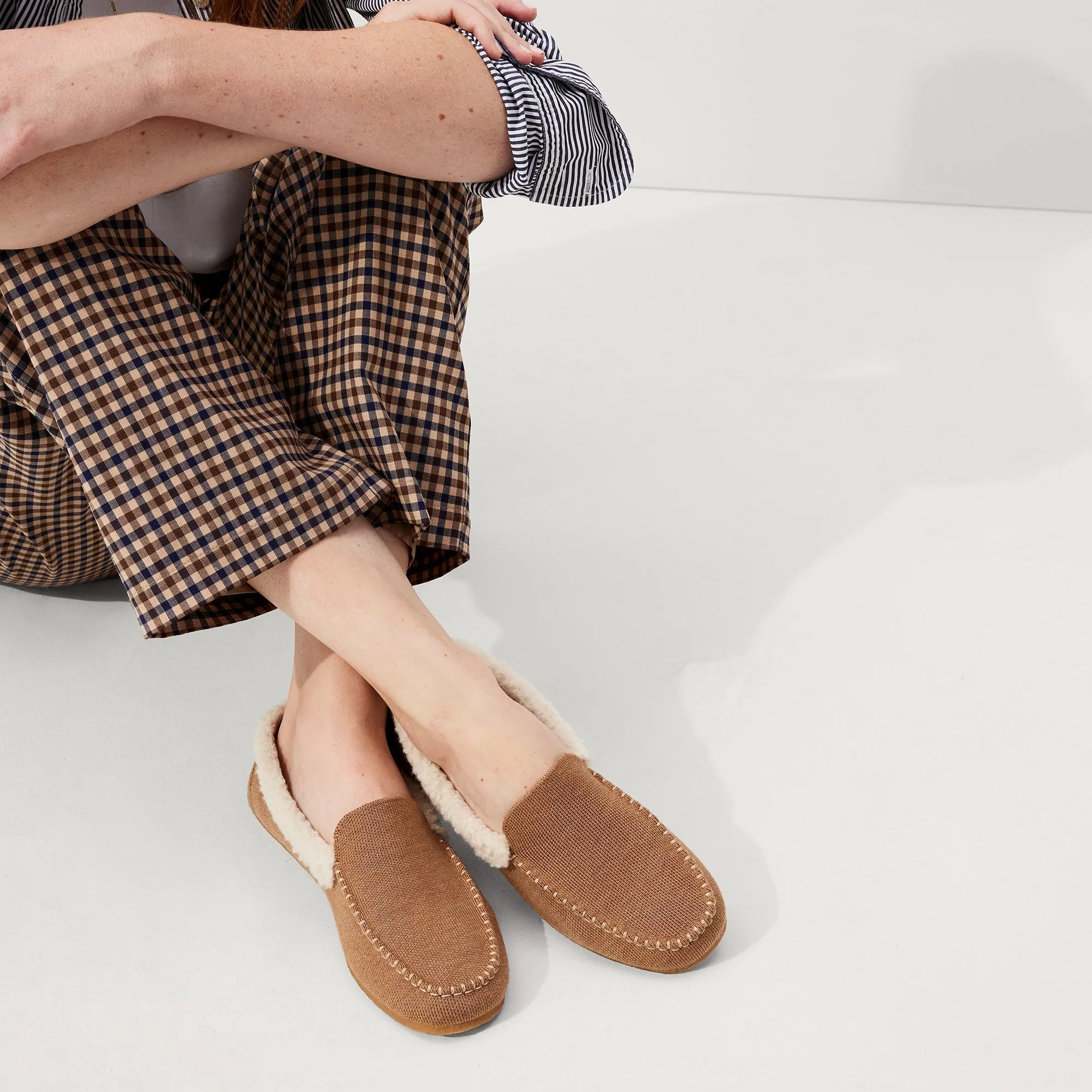 The Women's Slipper - Nutmeg sold by Rothy's product image thumbnail 2