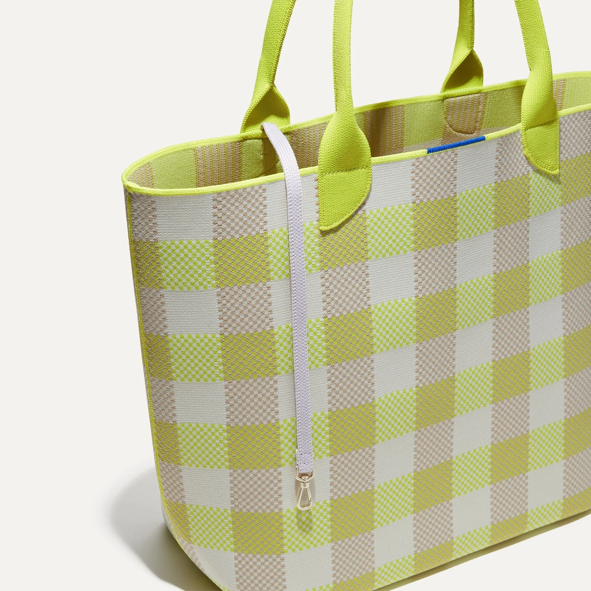 The Lightweight Tote - Citrus Gingham sold by Rothy's product image thumbnail 5