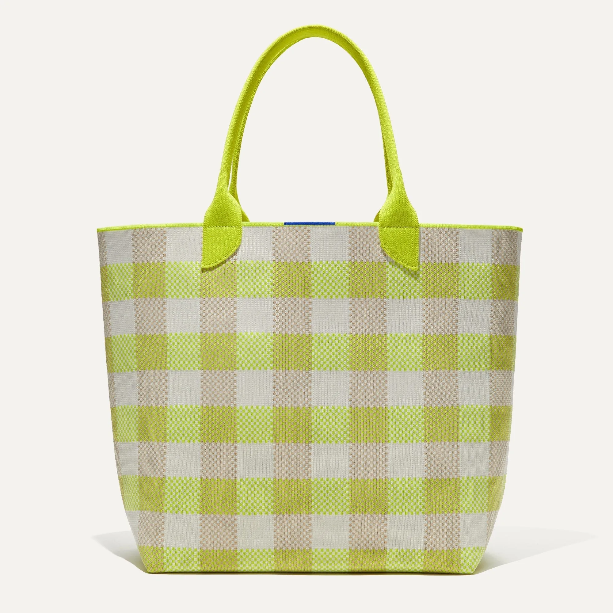 The Lightweight Tote - Citrus Gingham sold by Rothy's
