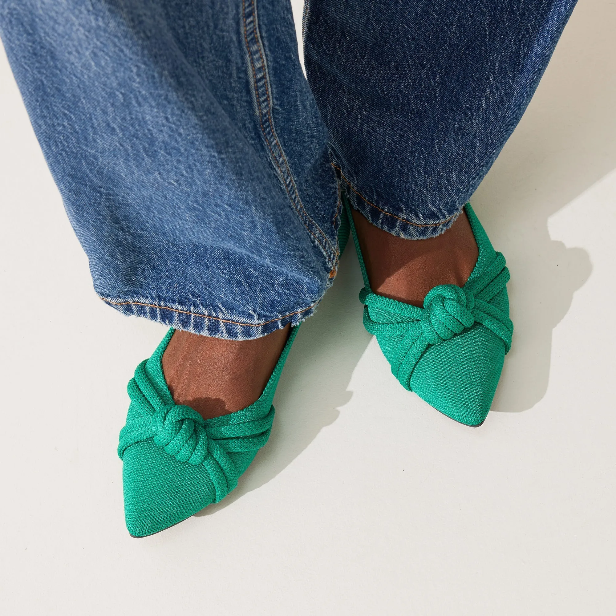 The Knot Point II - Sea Green sold by Rothy's product image thumbnail 3