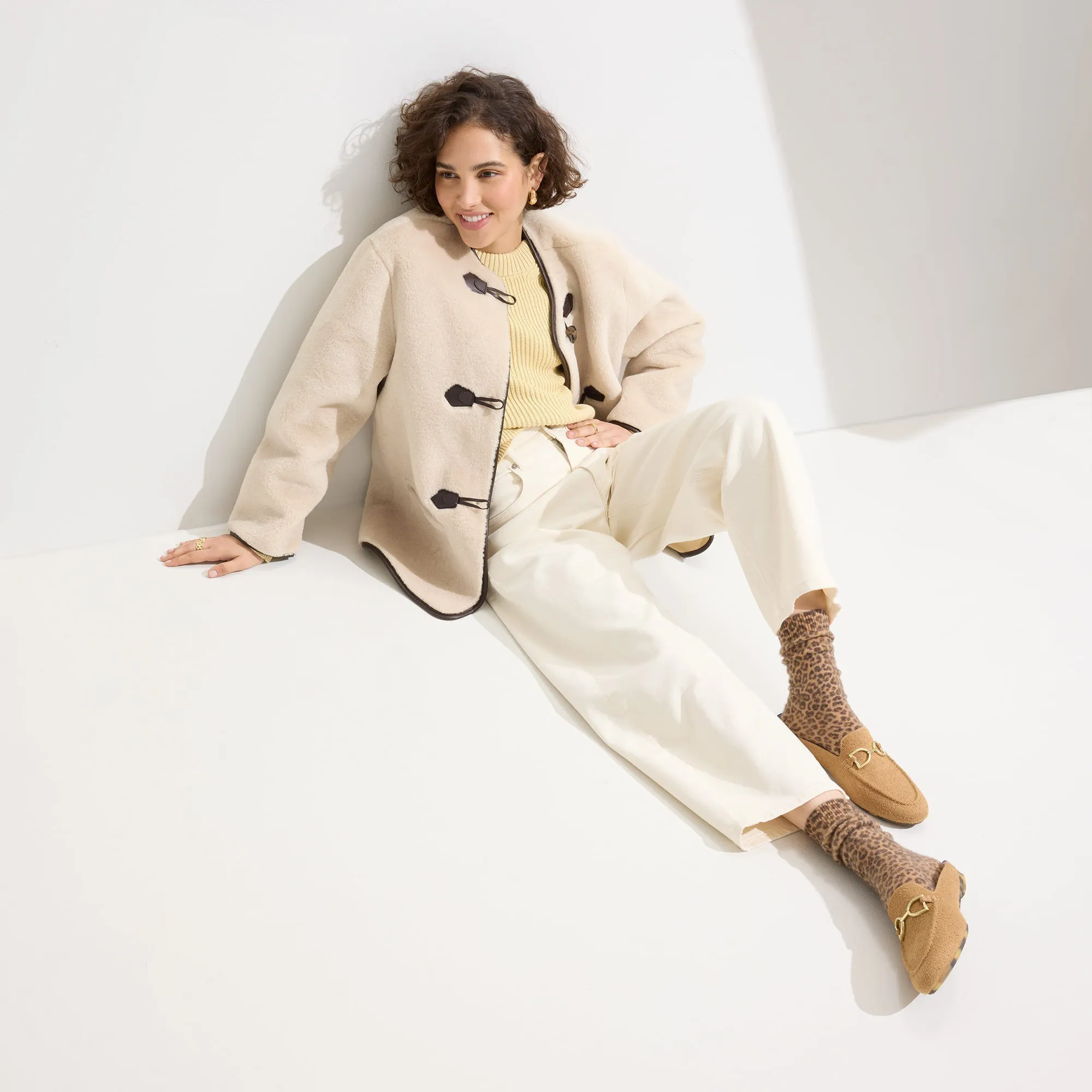 The Double Bit Loafer Mule - Wren Bouclé sold by Rothy's product image thumbnail 4