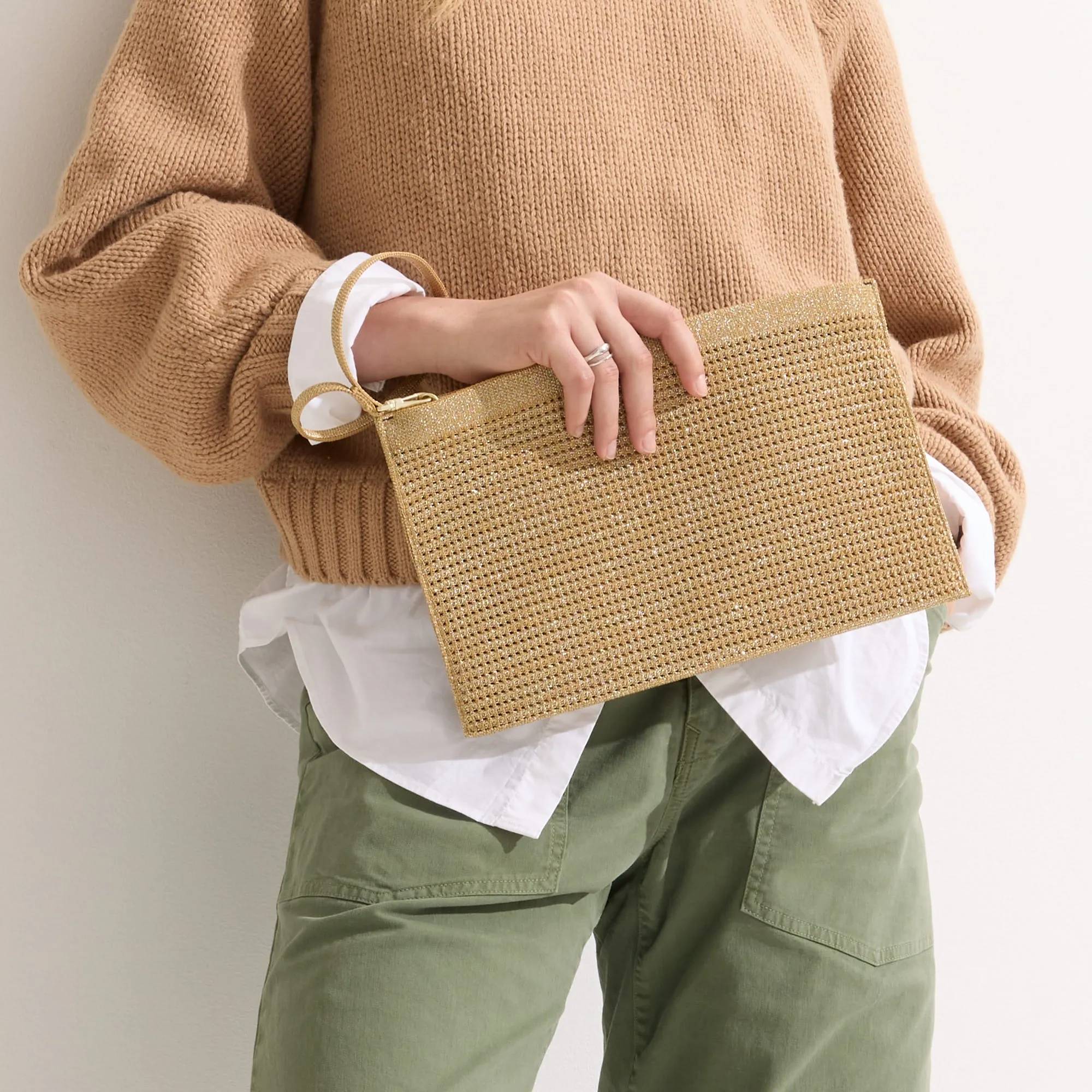 The Wristlet - Golden Perf sold by Rothy's product image thumbnail 3