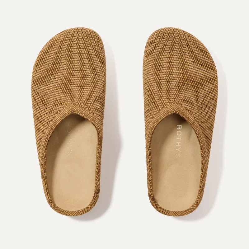 The Casual Clog - Wheat Raffia-Knit sold by Rothy's