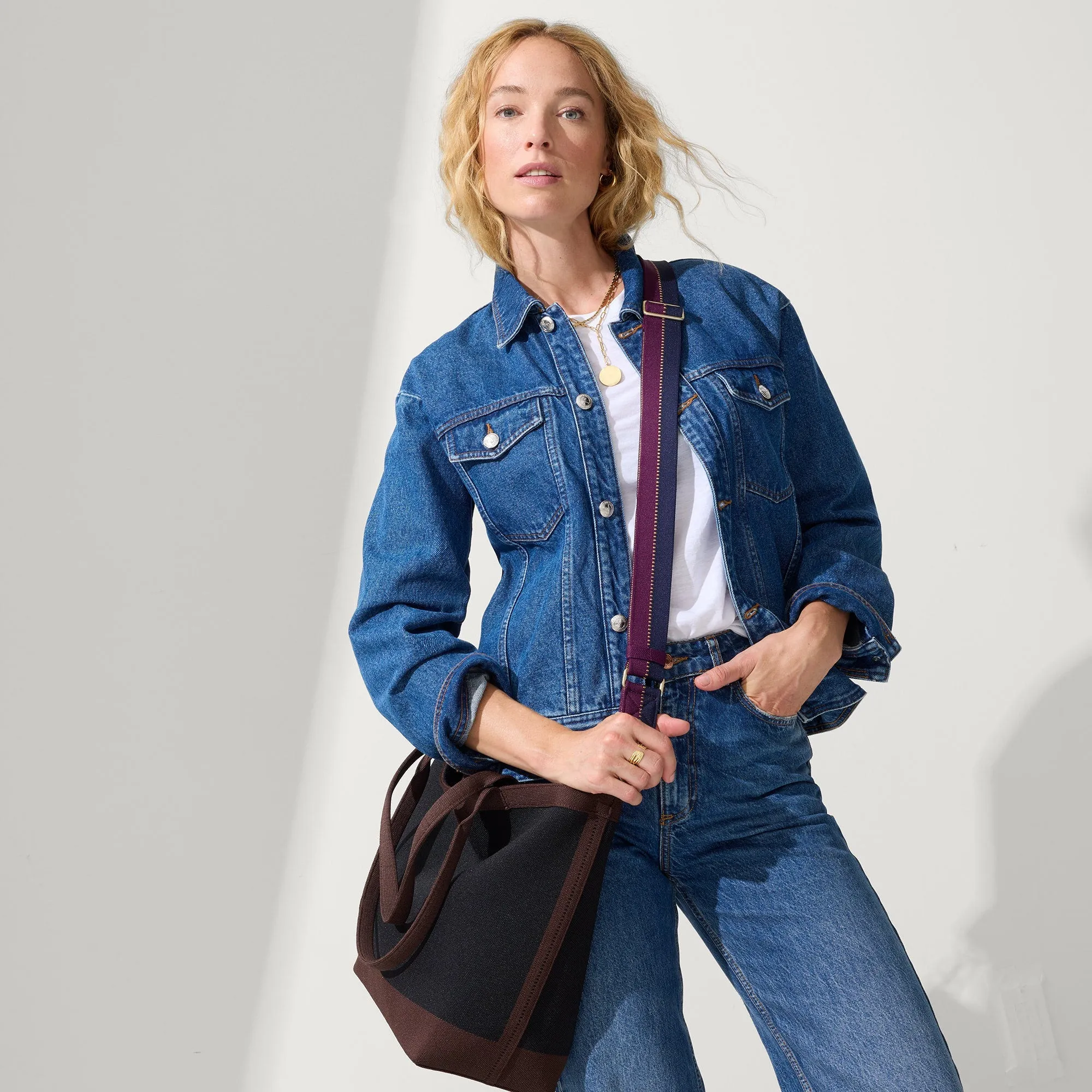 The Crossbody Strap - Dark Aubergine sold by Rothy's product image thumbnail 2