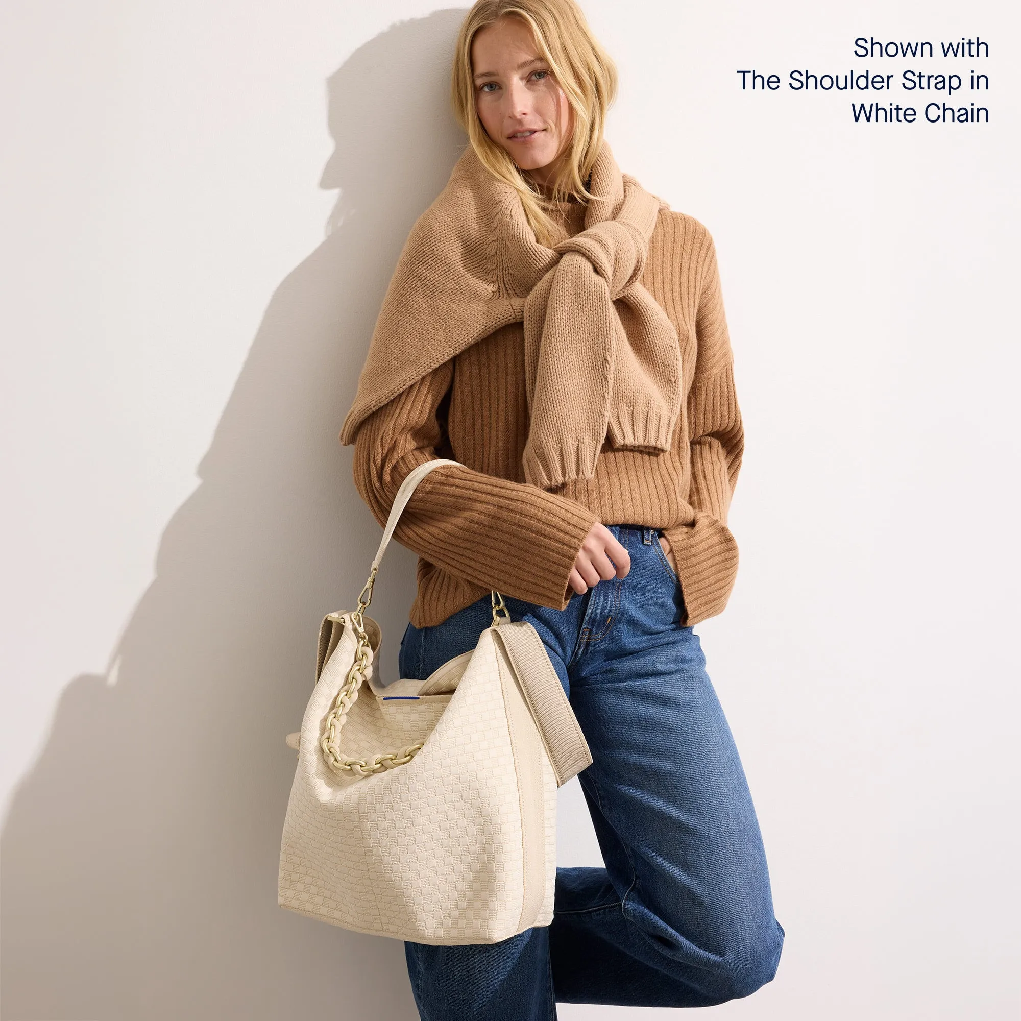 The Bucket Bag - White Sand sold by Rothy's product image thumbnail 3