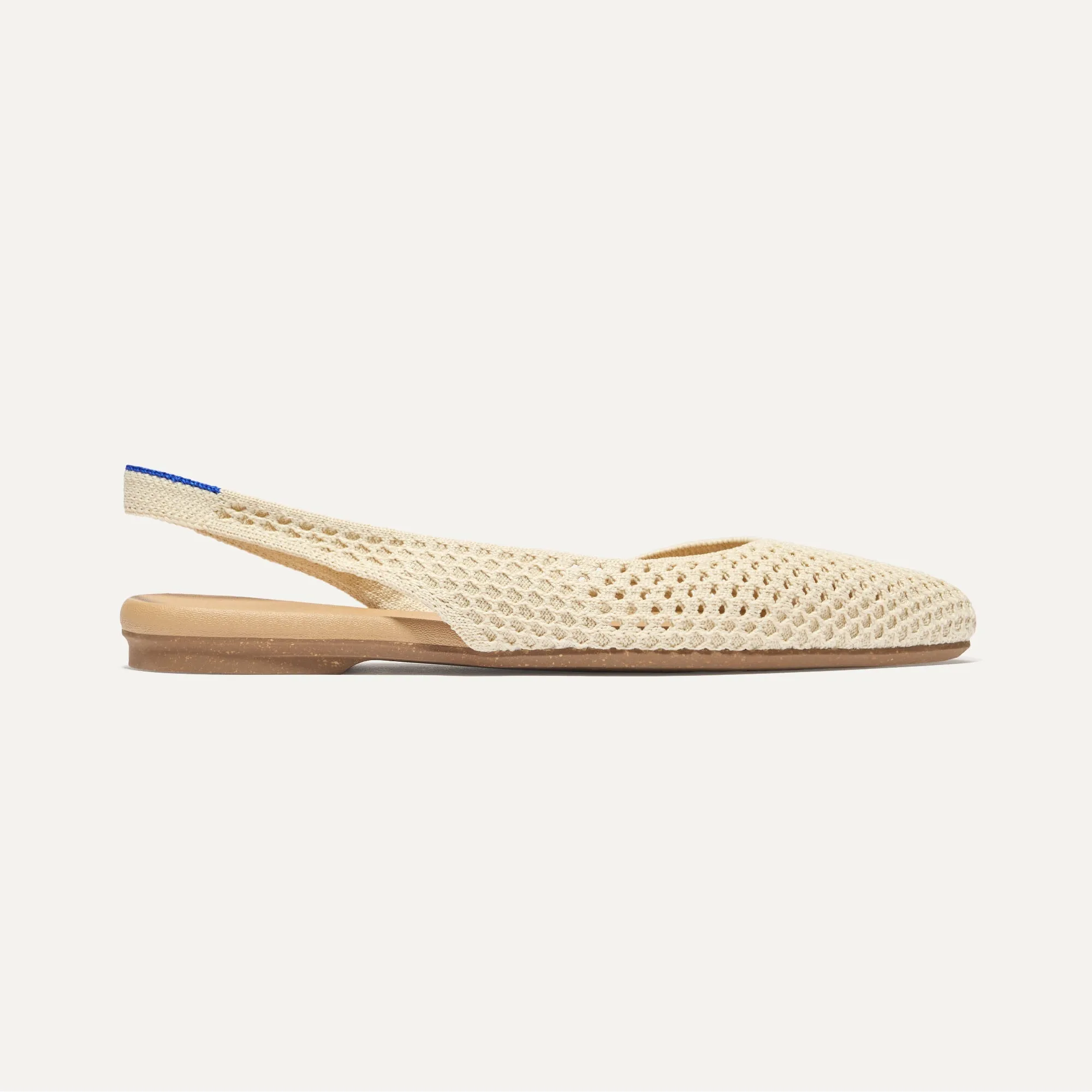 The Almond Slingback - Off White Mesh sold by Rothy's product image thumbnail 5