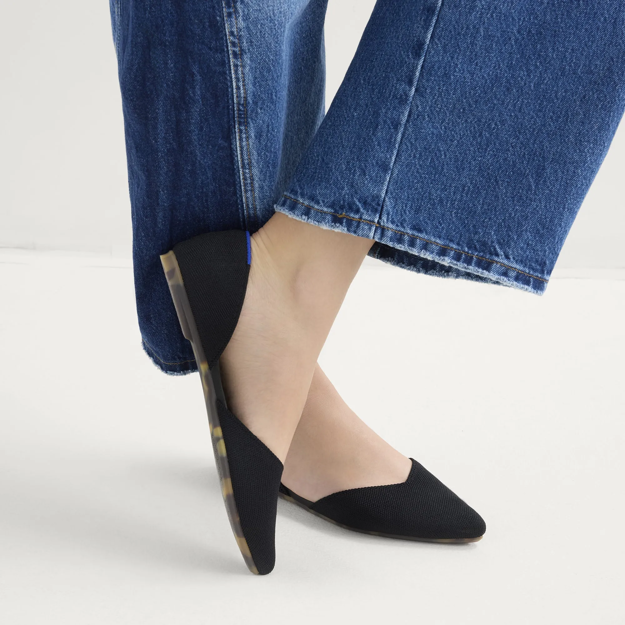 The D'Orsay Point - Black sold by Rothy's product image thumbnail 2