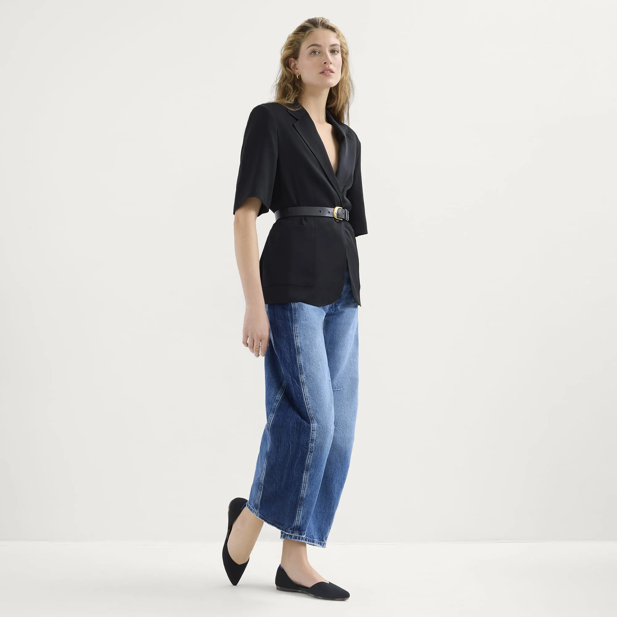 The D'Orsay Point - Black sold by Rothy's product image thumbnail 3