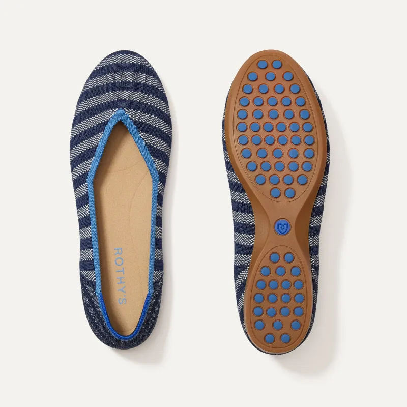 The Daily Flat - Harbor Cabana Stripe sold by Rothy's