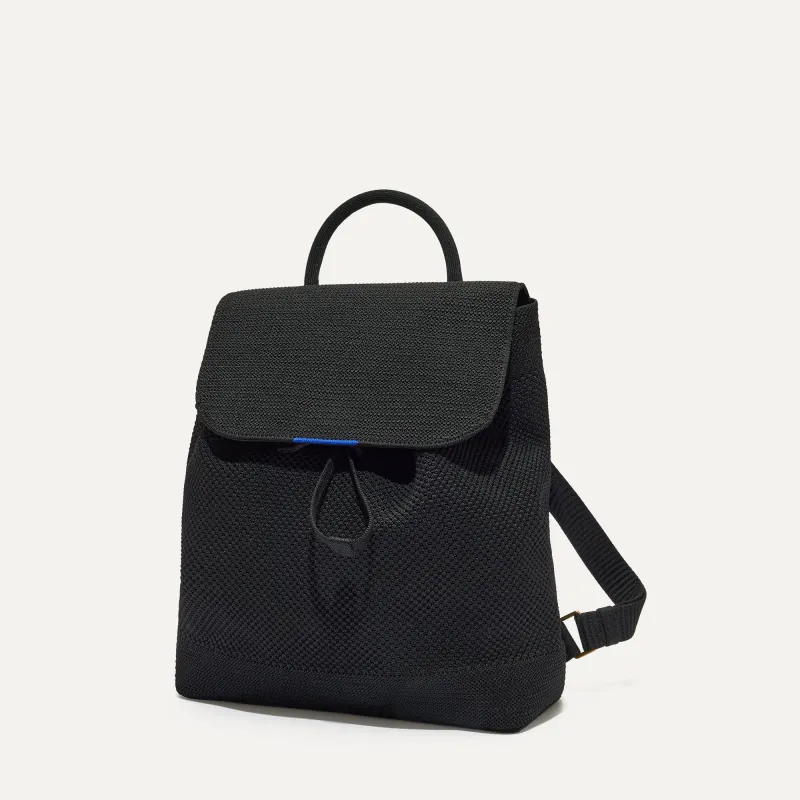 The Cinch Backpack - Black made by Rothy's