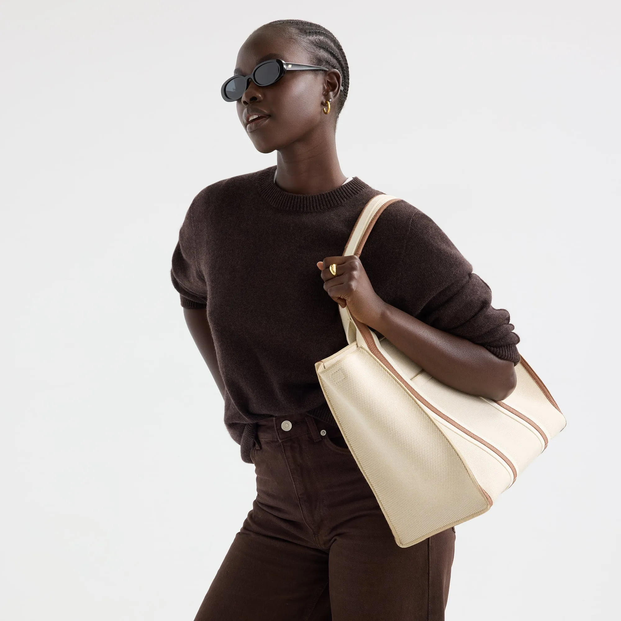 The Classic Tote - Buttercream sold by Rothy's product image thumbnail 3